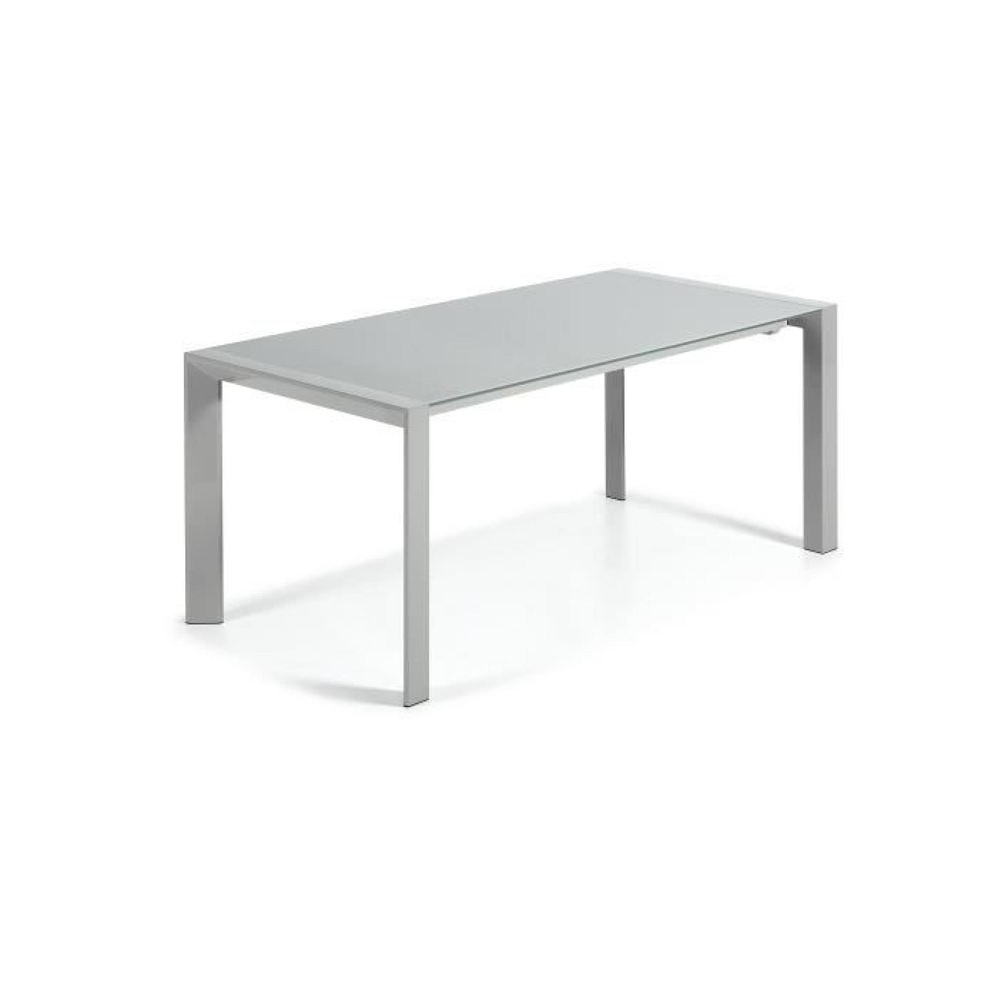 Table Extensible Kara 160-220 cm, gris pas cher