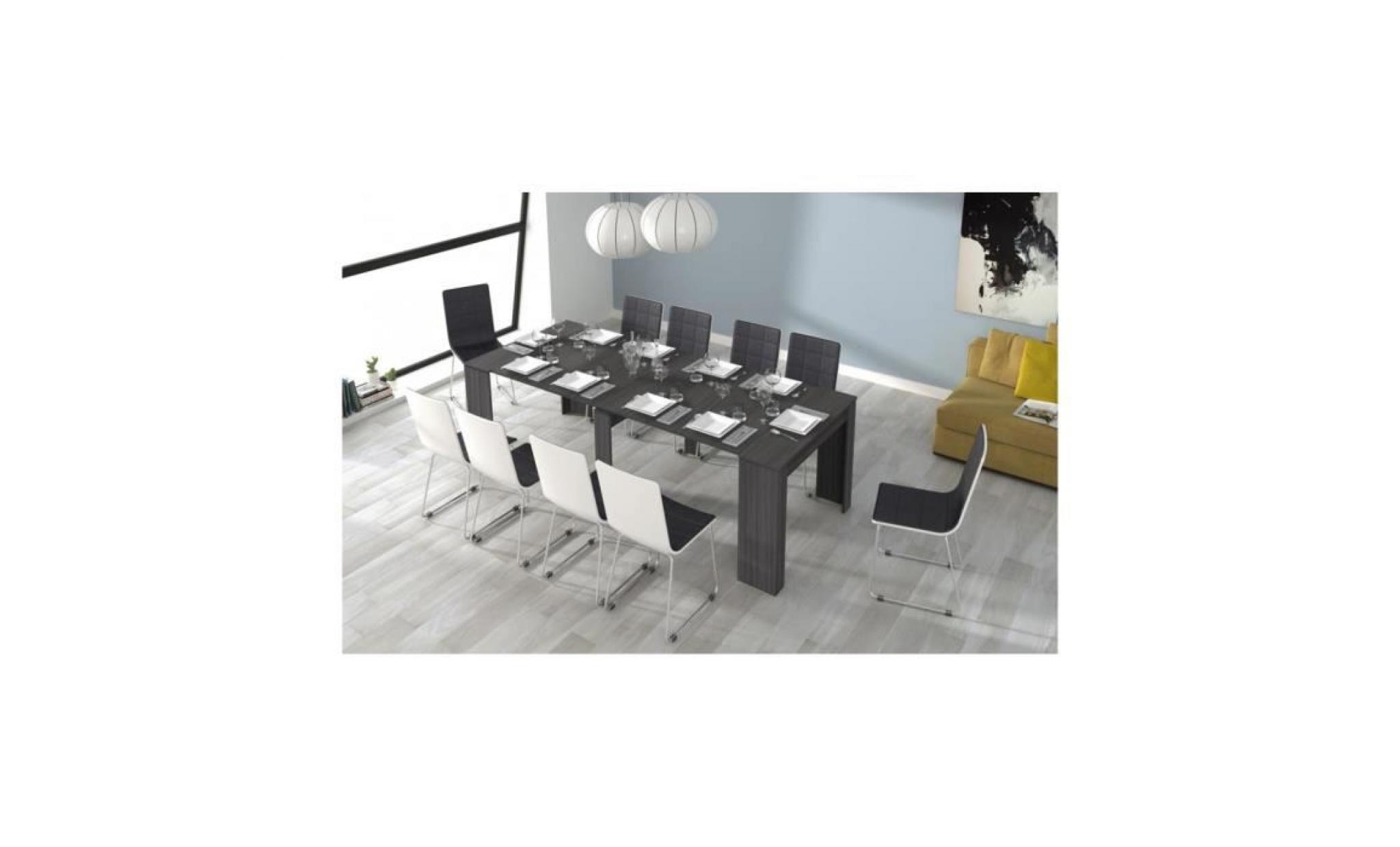 table extensible lexa   gris