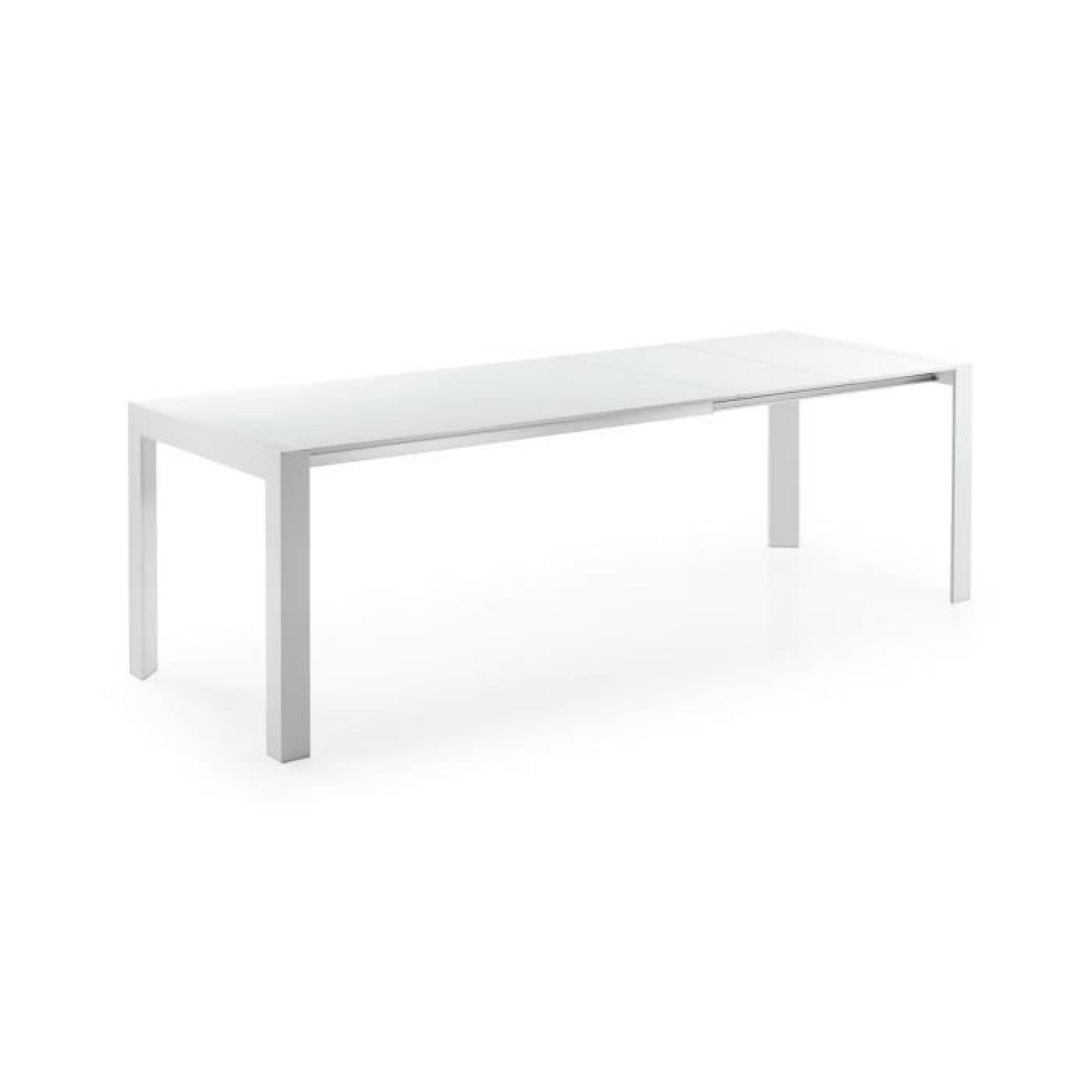 Table extensible Nagar, blanc 130-210 cm pas cher