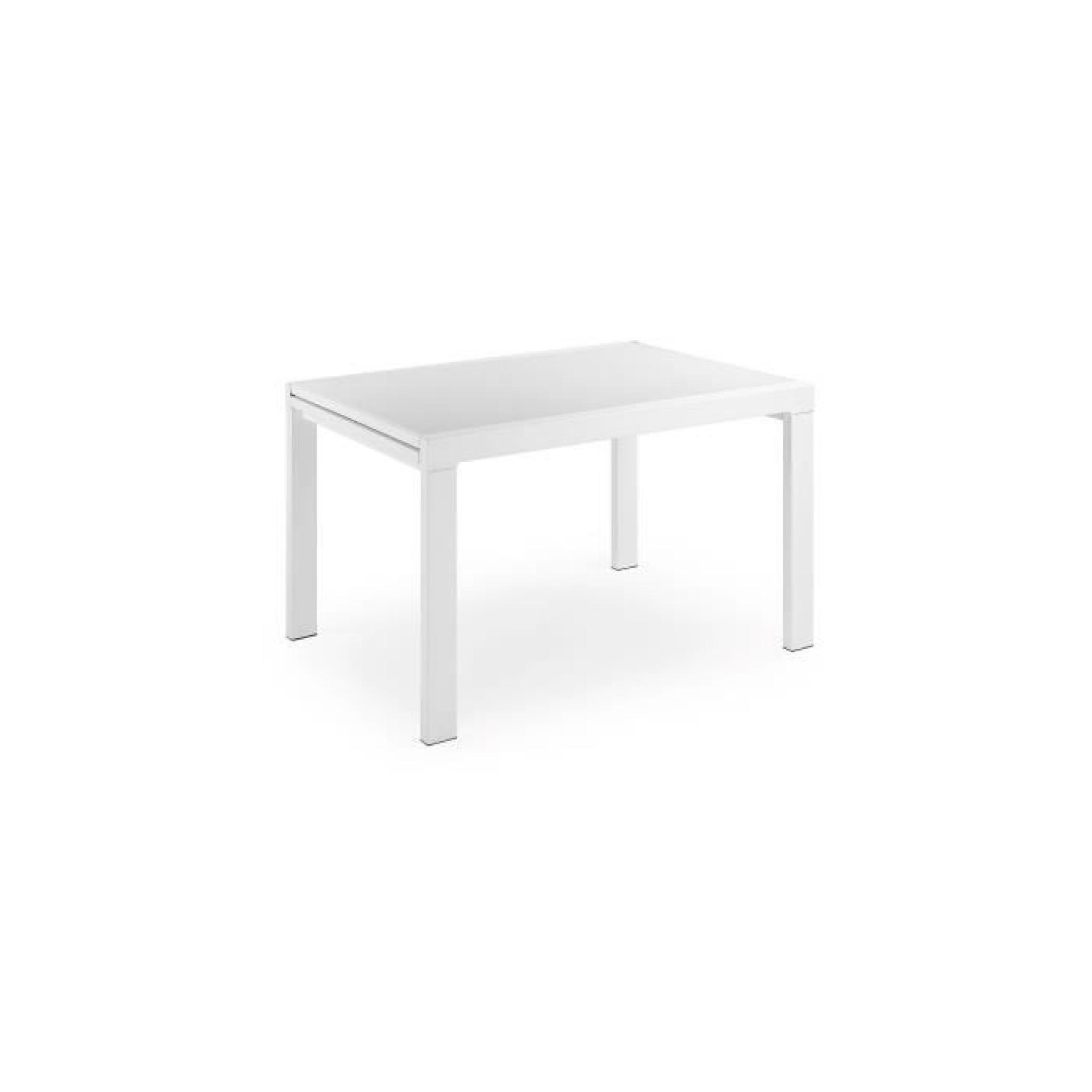 Table extensible Norfolk  120-240 cm, blanc pas cher