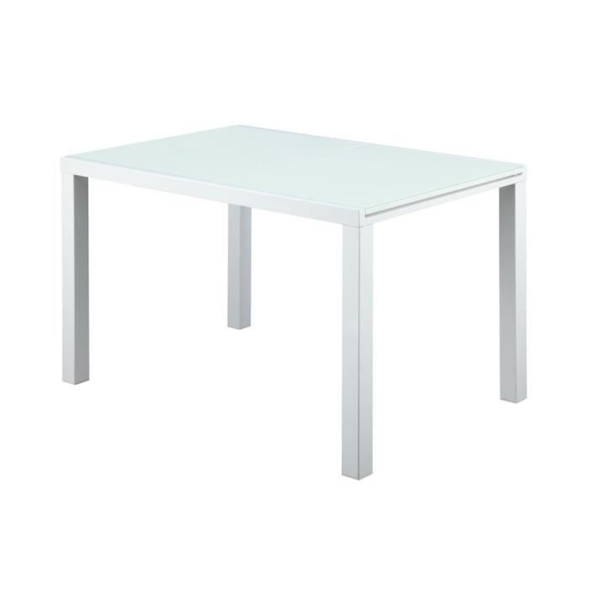 Table extensible Exquise Blanche 120/180
