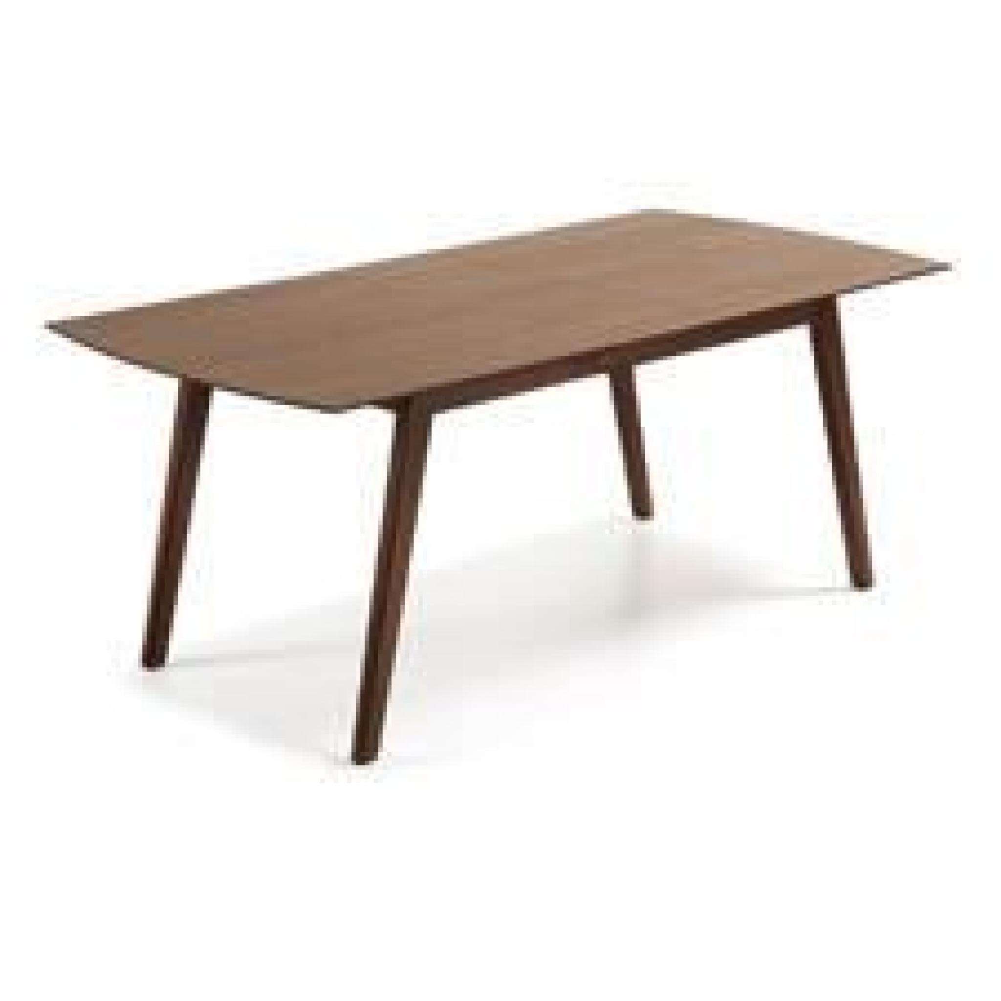 Table Extensible Tun 90x150 cm, marron