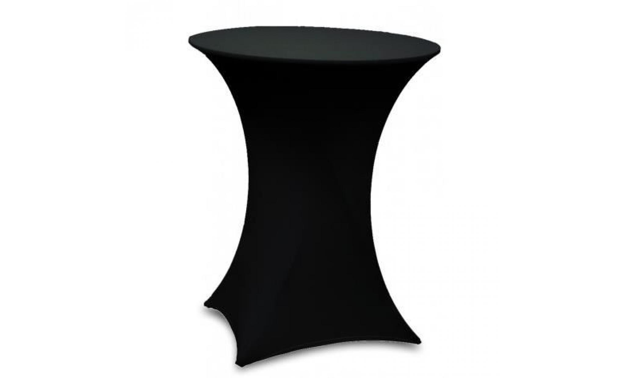 Table haute bar pliante + housse noir