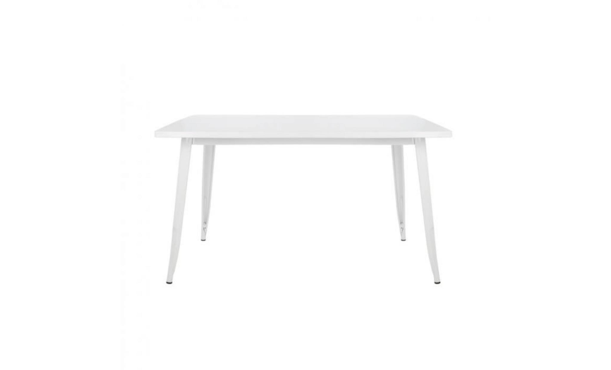 table lix (120x80) blanc pas cher