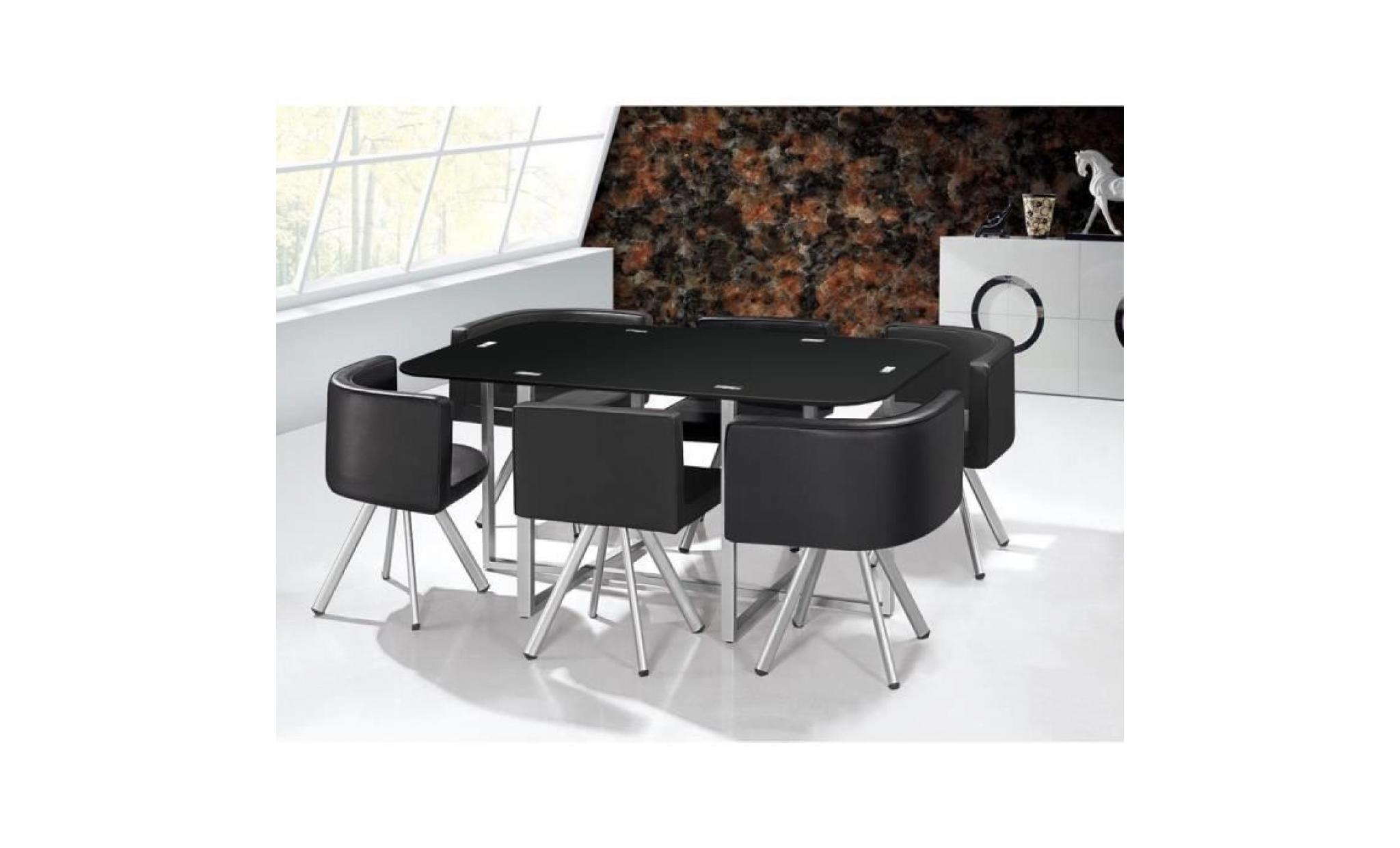 Table Mosaic XL Noir pas cher