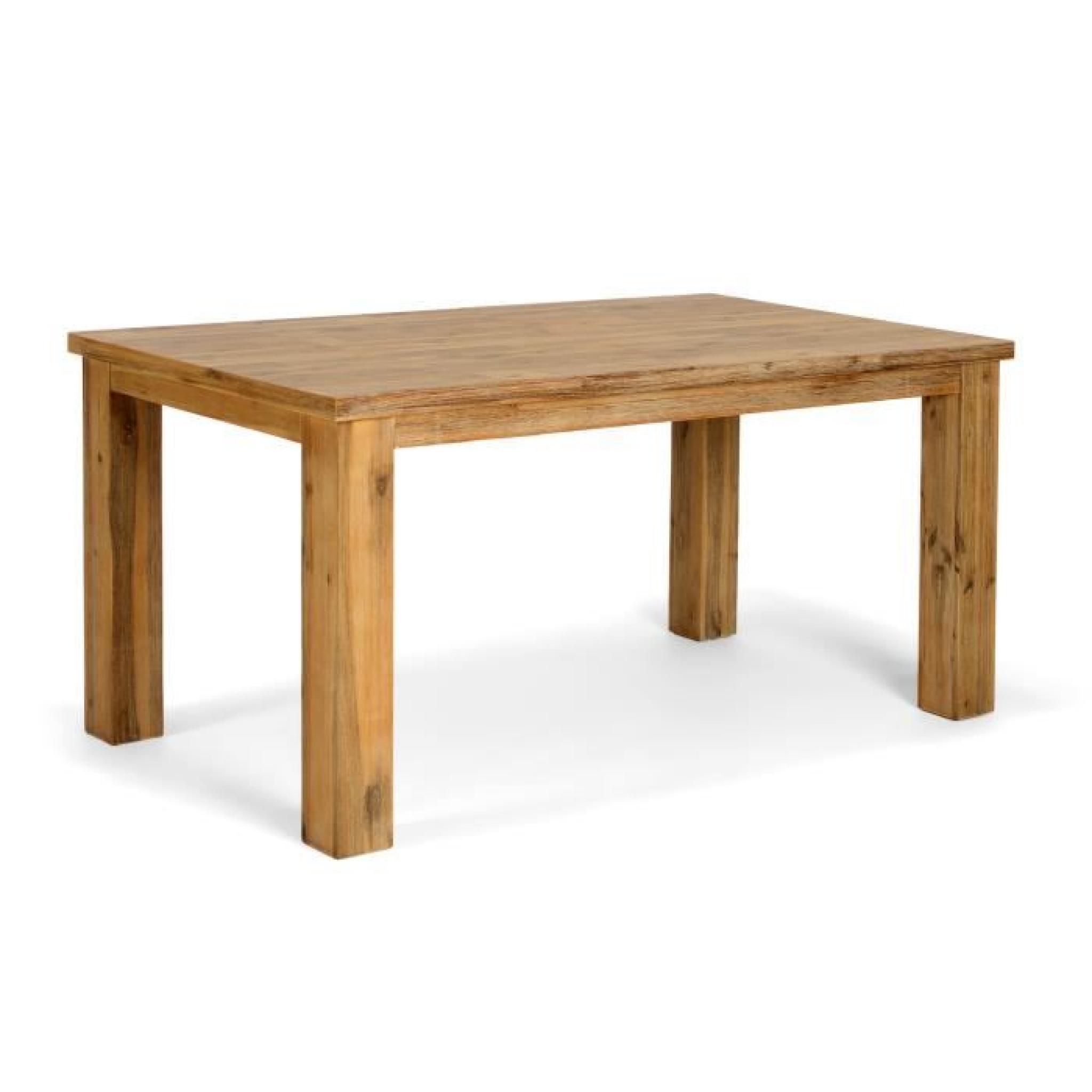 Table OREGON 160x90 en acacia naturel massivum