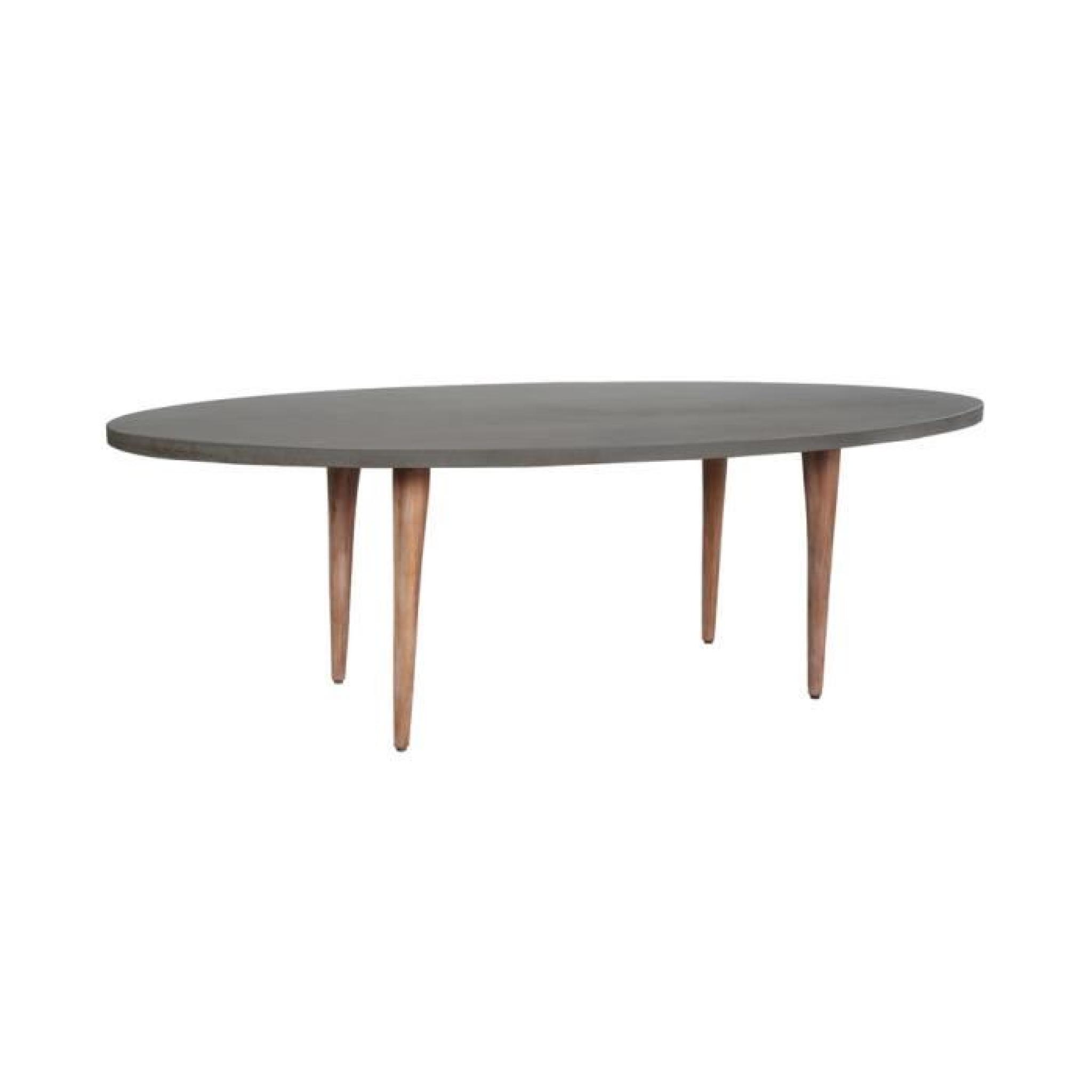 Table ovale Etna 210 cm pas cher