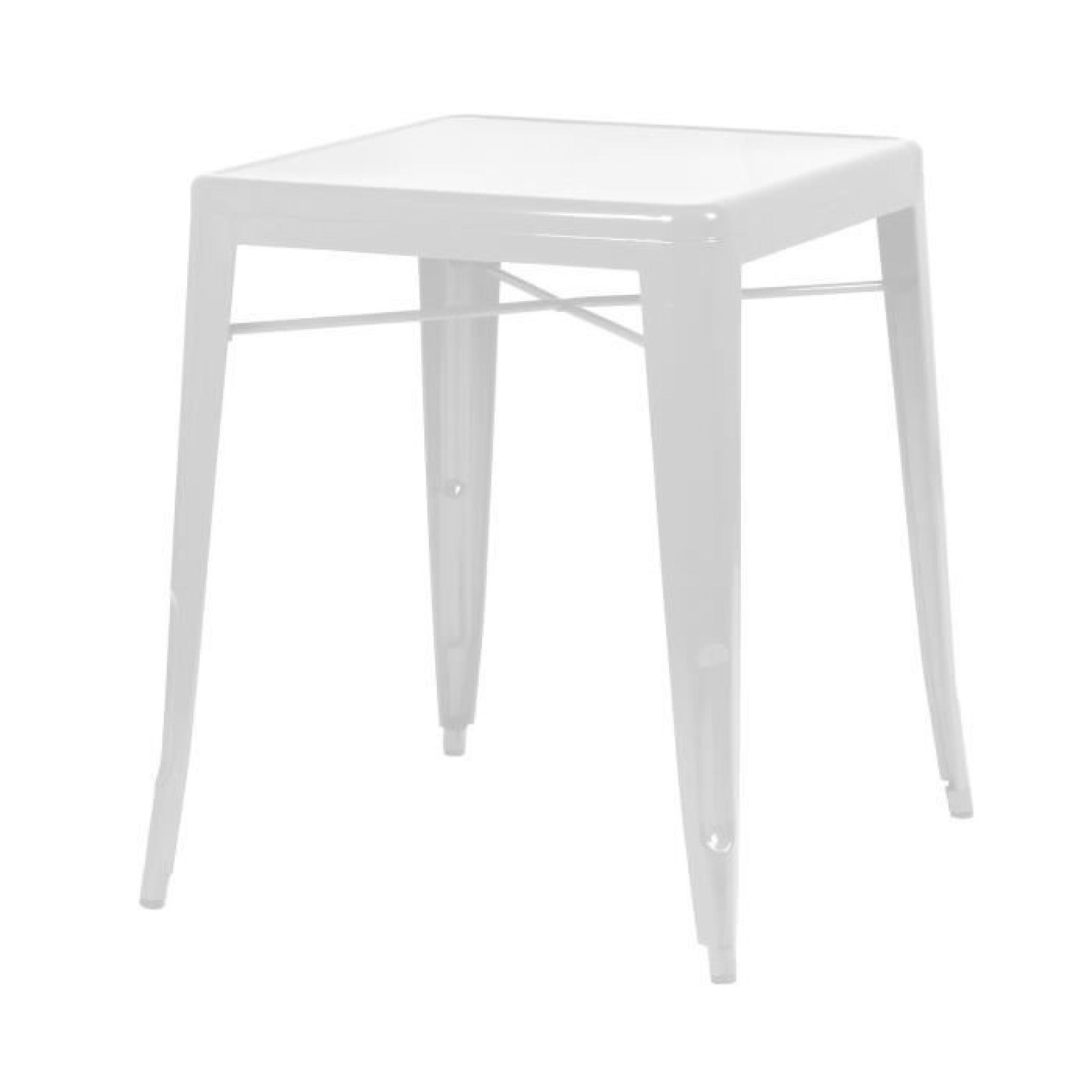 Table QUADRATTO-Blanc-Unique pas cher