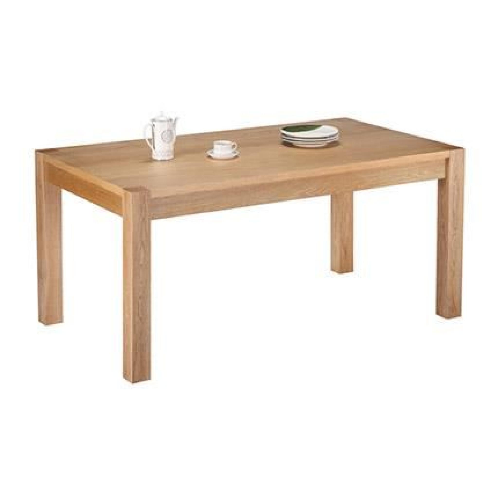 Table Rectangle Chêne Clair 160 cm