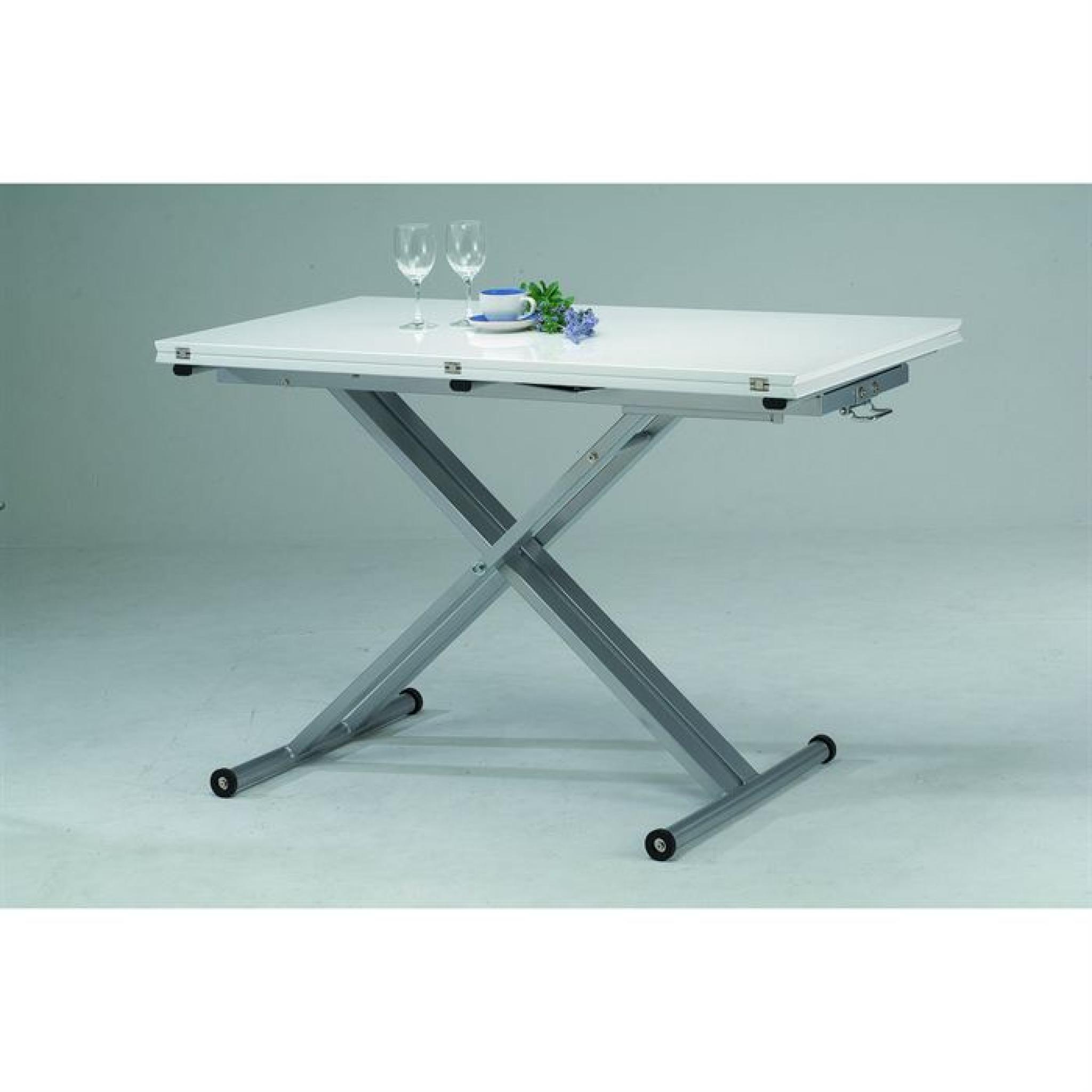 TABLE RELEVABLE EXTENSIBLE BLANCHE