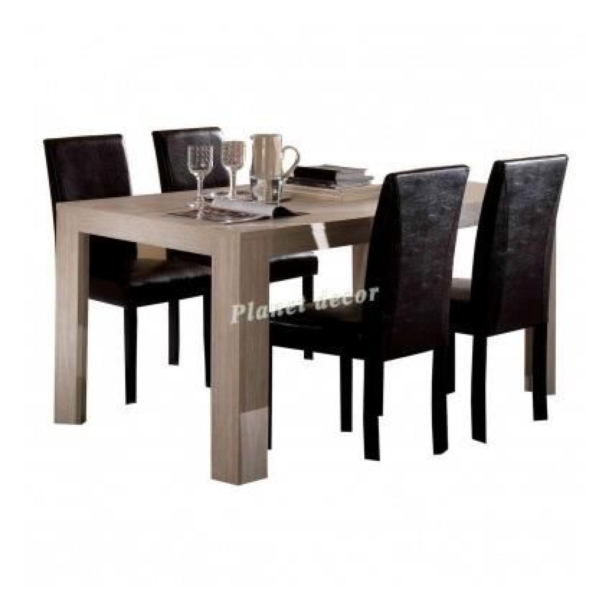Table salle à manger Model PISA Blanchy L160cm(sans chaises)
