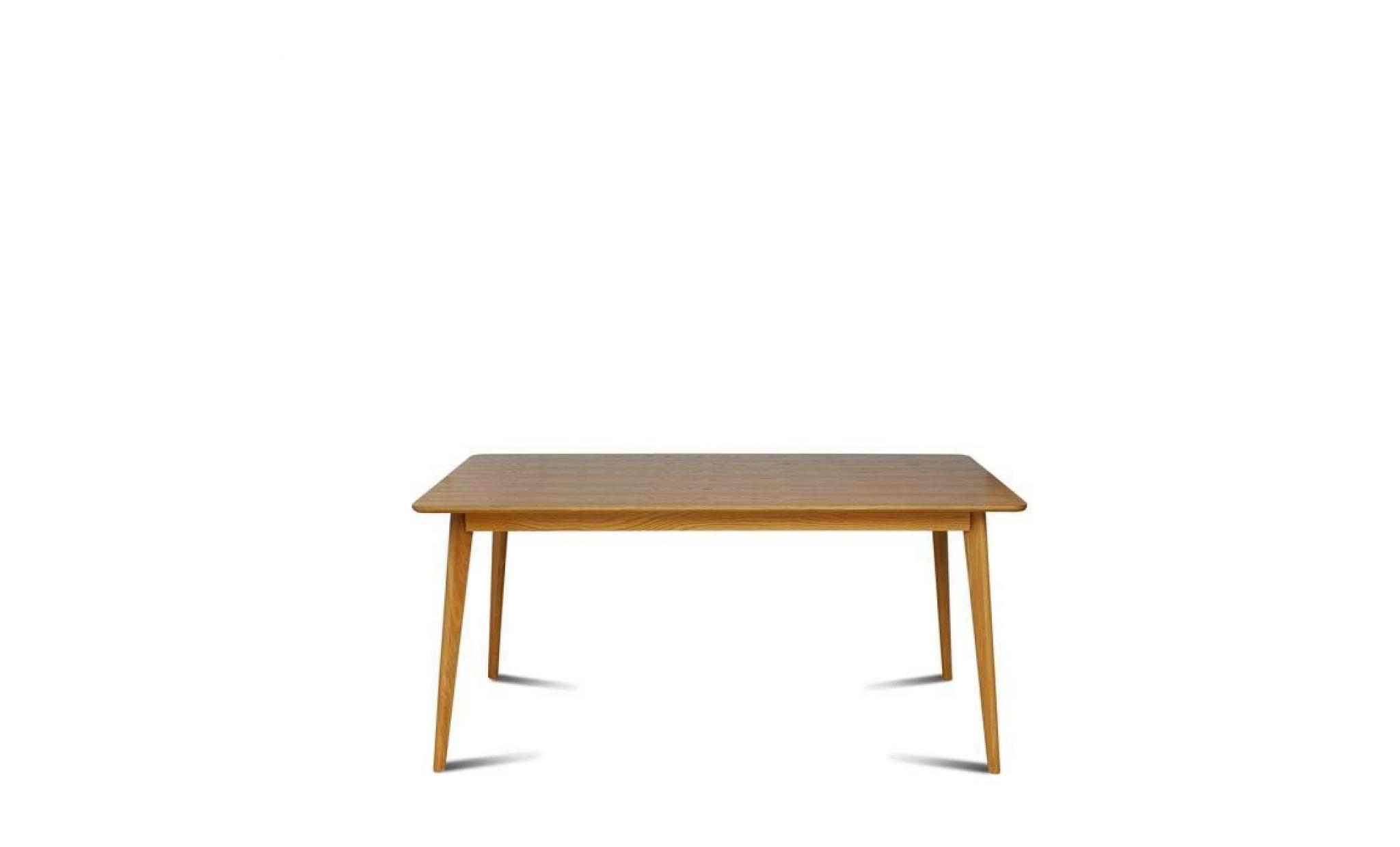 Table scandinave en bois 160x80cm Skoll Couleur Chêne