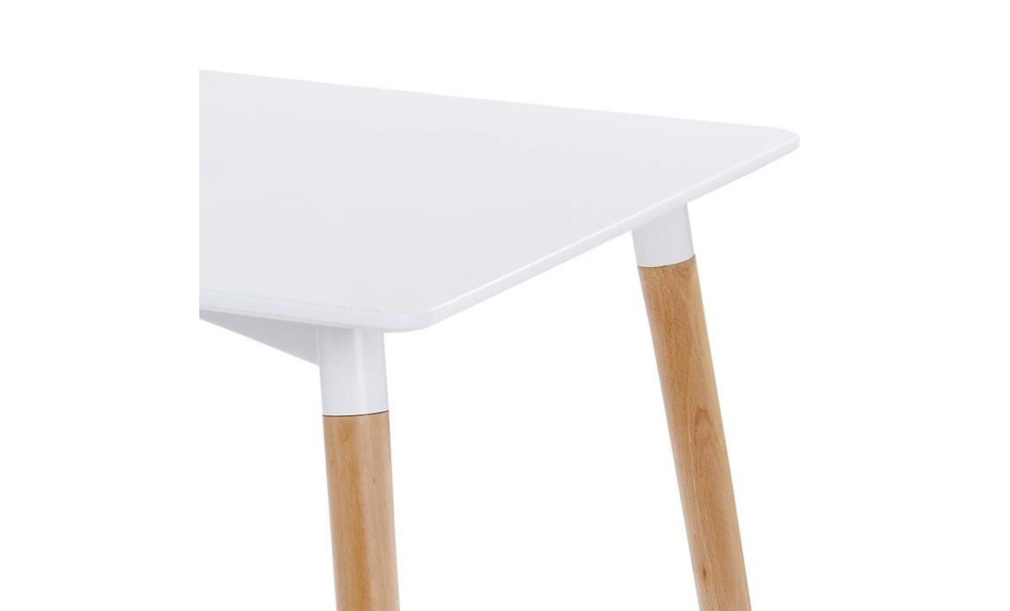 table scandinave vespal blanc pas cher