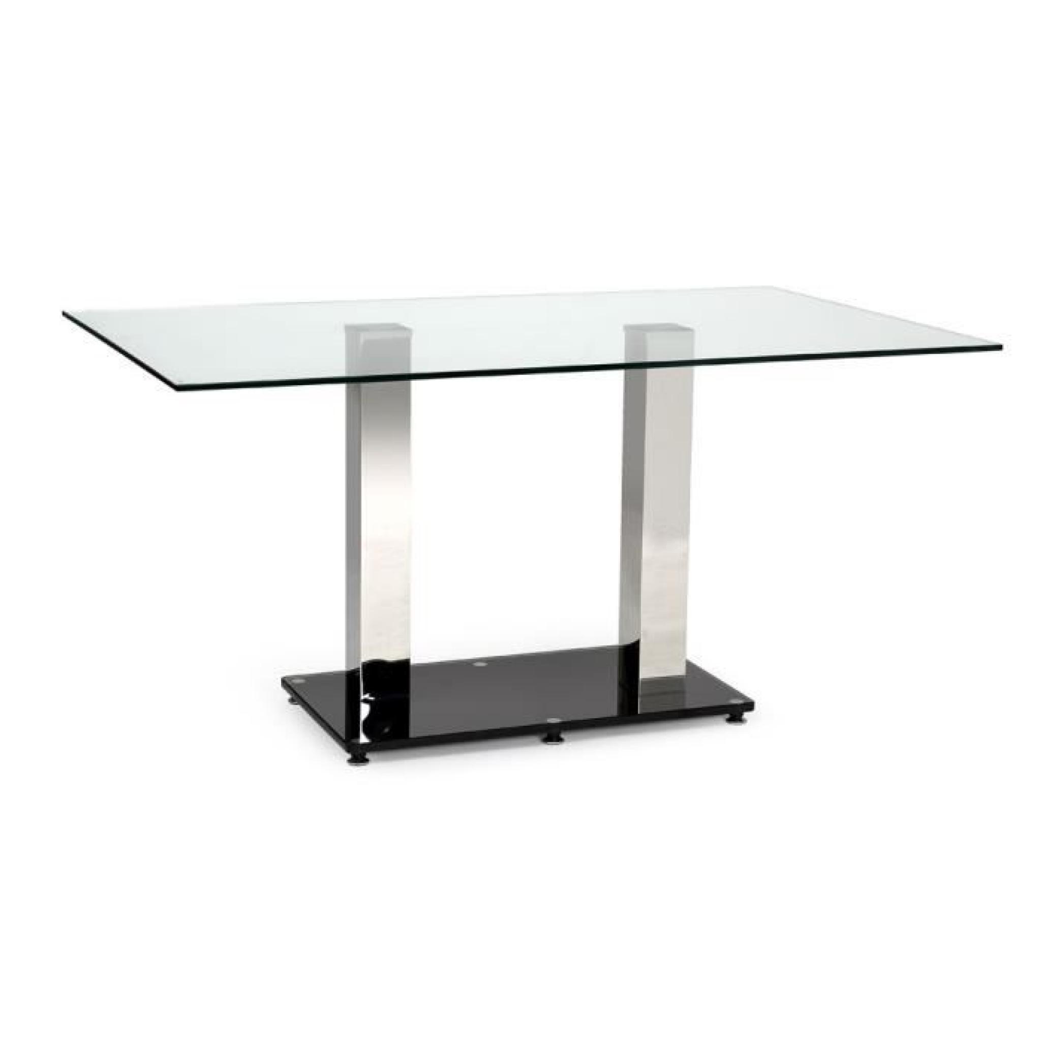Table Paolinya Transparente/Noire
