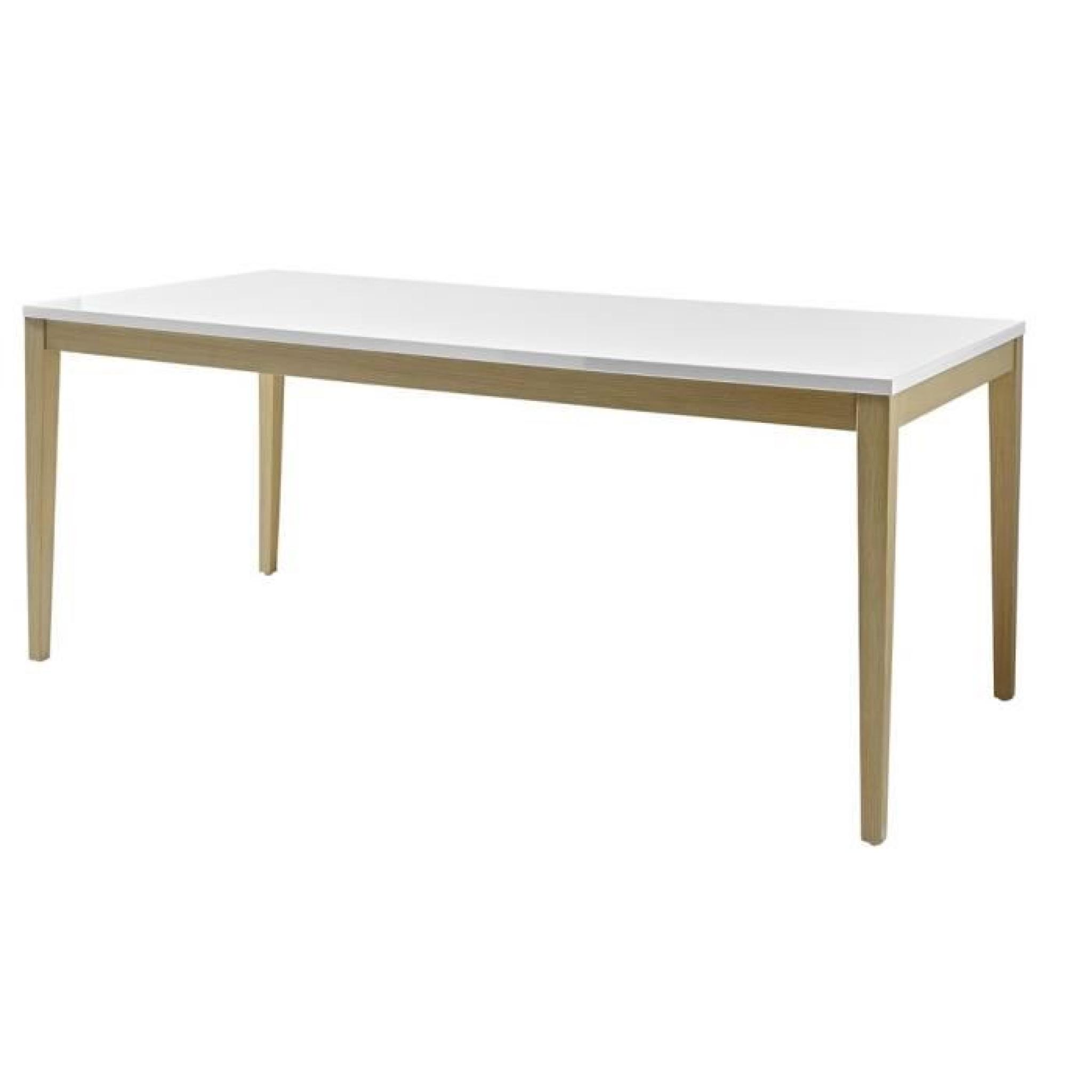 Table Riva Blanc Laqué