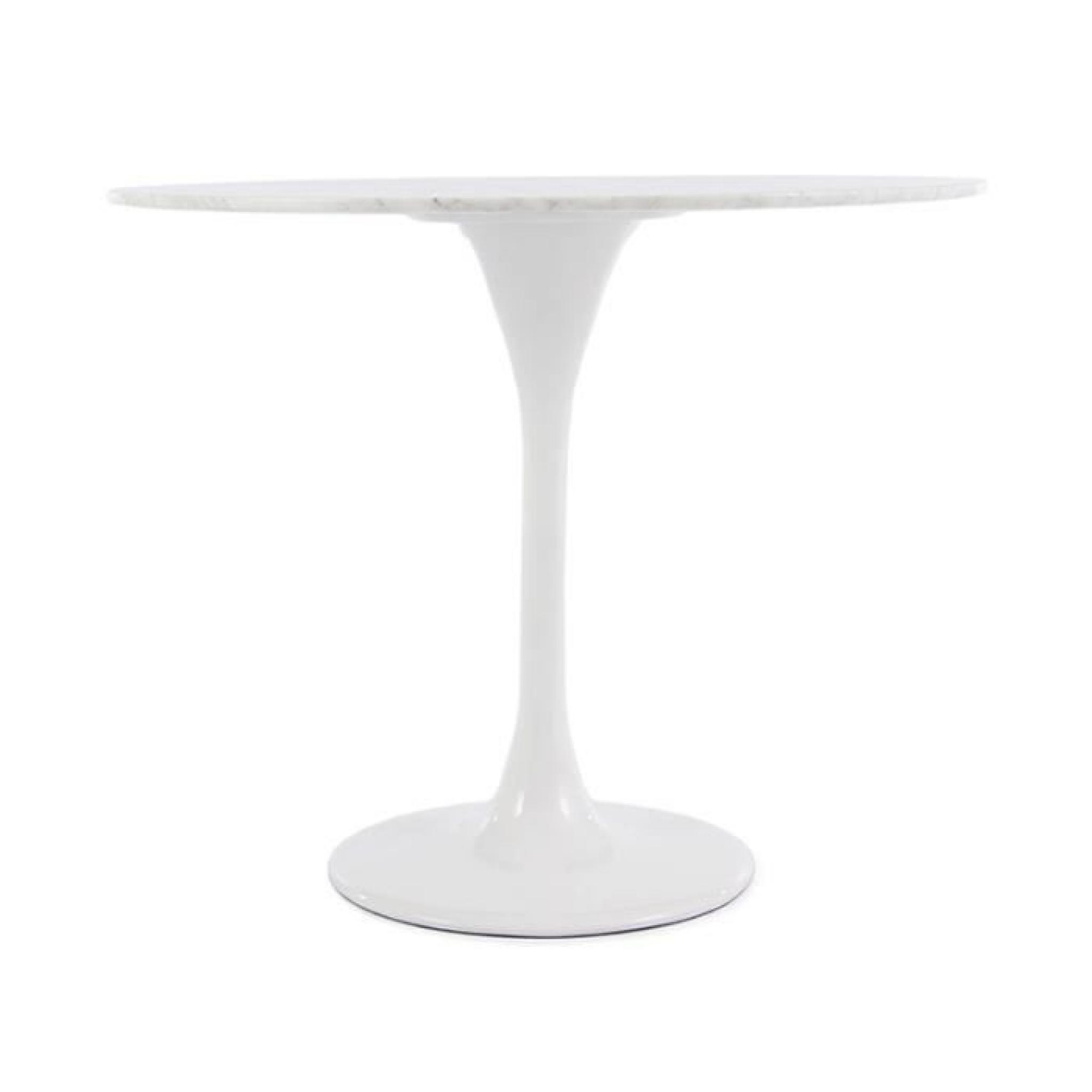 Table Tulip Saarinen et 4 chaises  pas cher