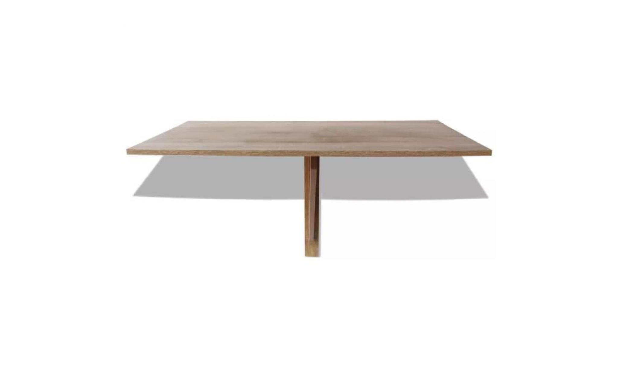 tables pliantes couleur : chene materiau : agglomere dimensions lorsqu'elle est deployee : 100