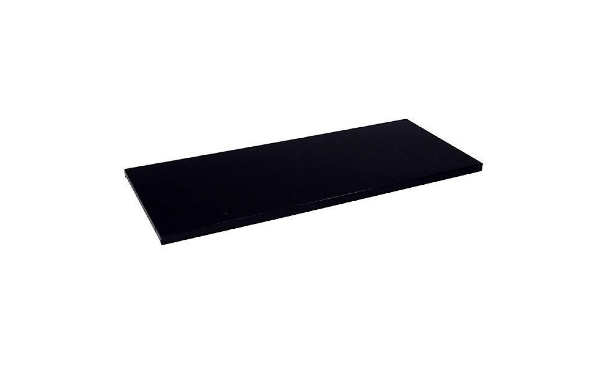 tablette pour armoire à rideaux   gris noir ral 7021   pour largeur 800 mm   châssis télescopique accessoire accessoires tablette