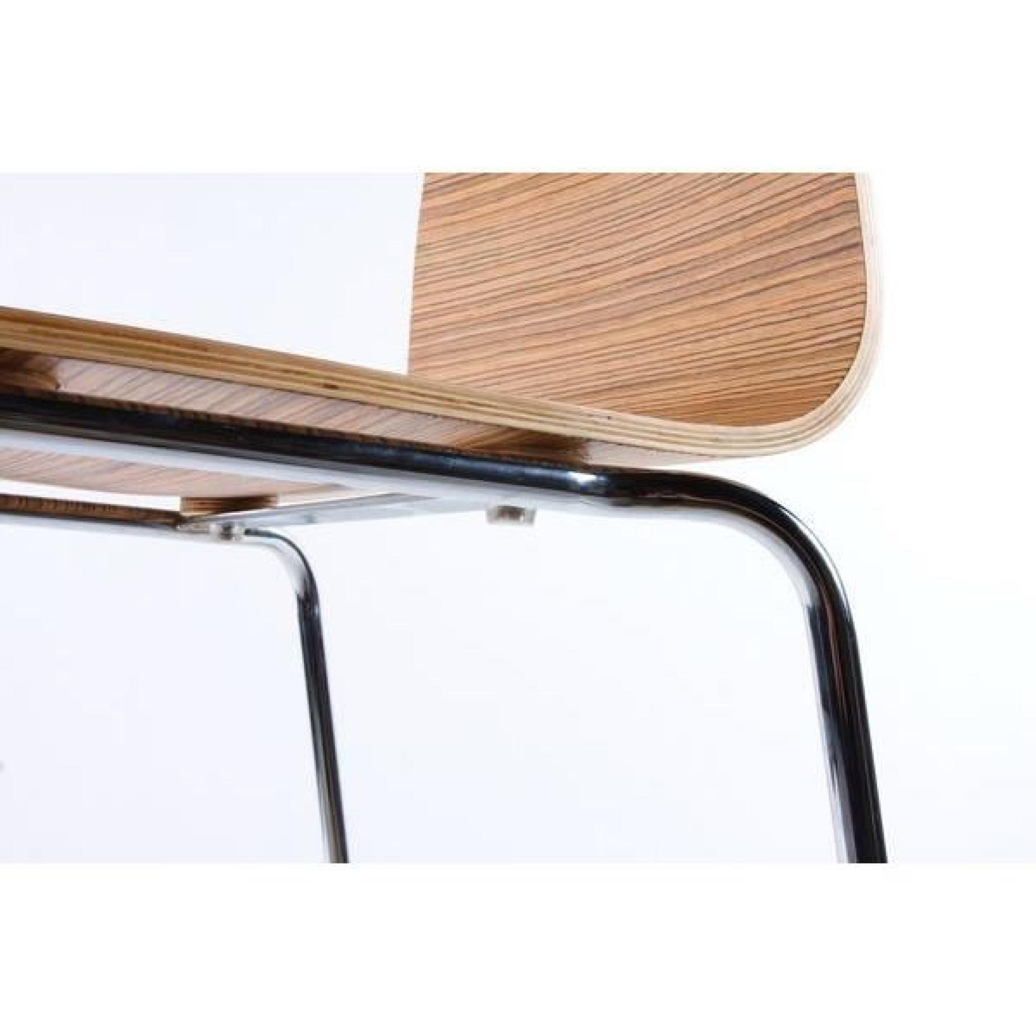 Tabouret de bar design en bois ou dérivés de cou pas cher