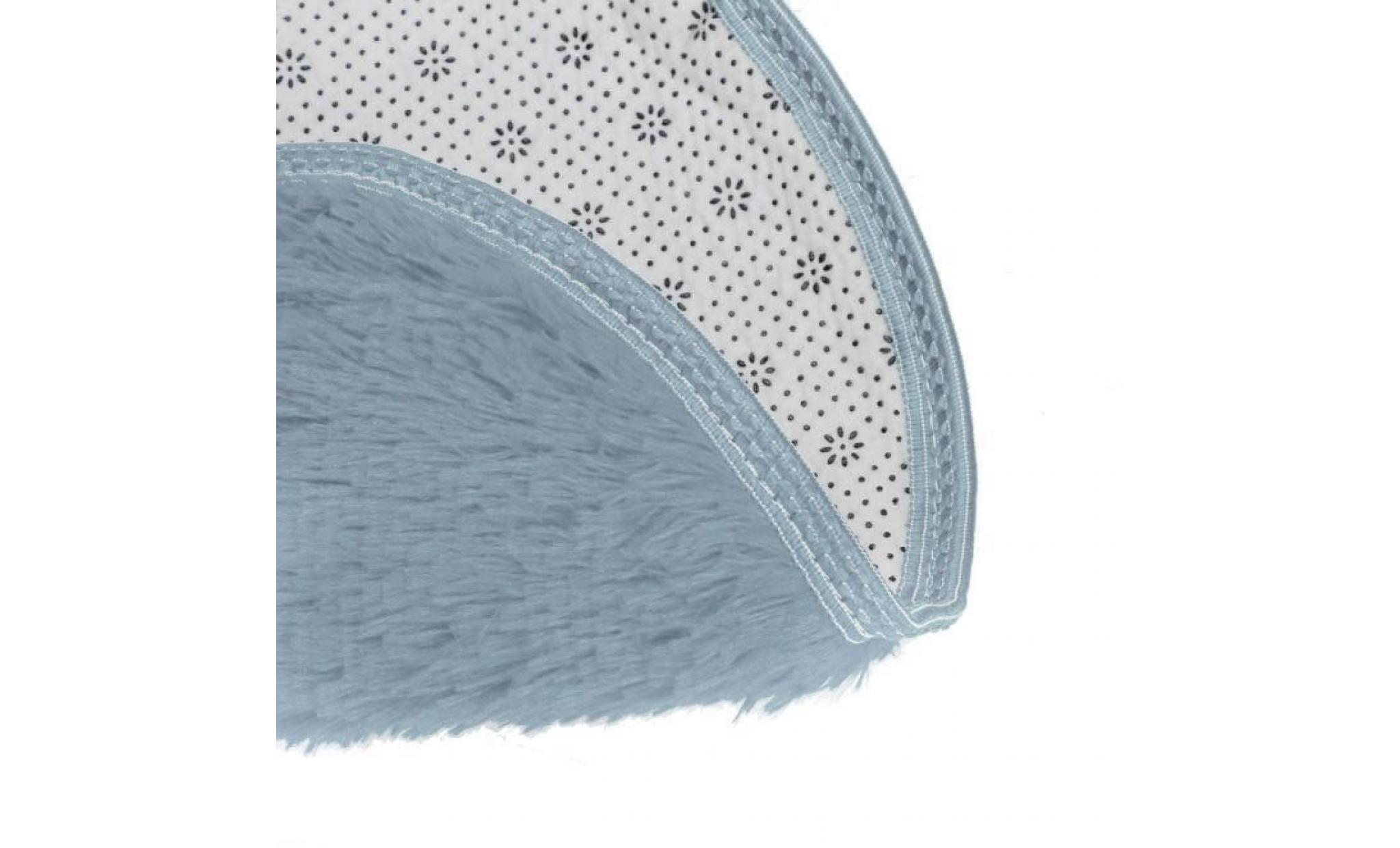 tapis rond mat de douche de plancher de chambre à coucher de bath doux antidérapant gris batanger775 pas cher