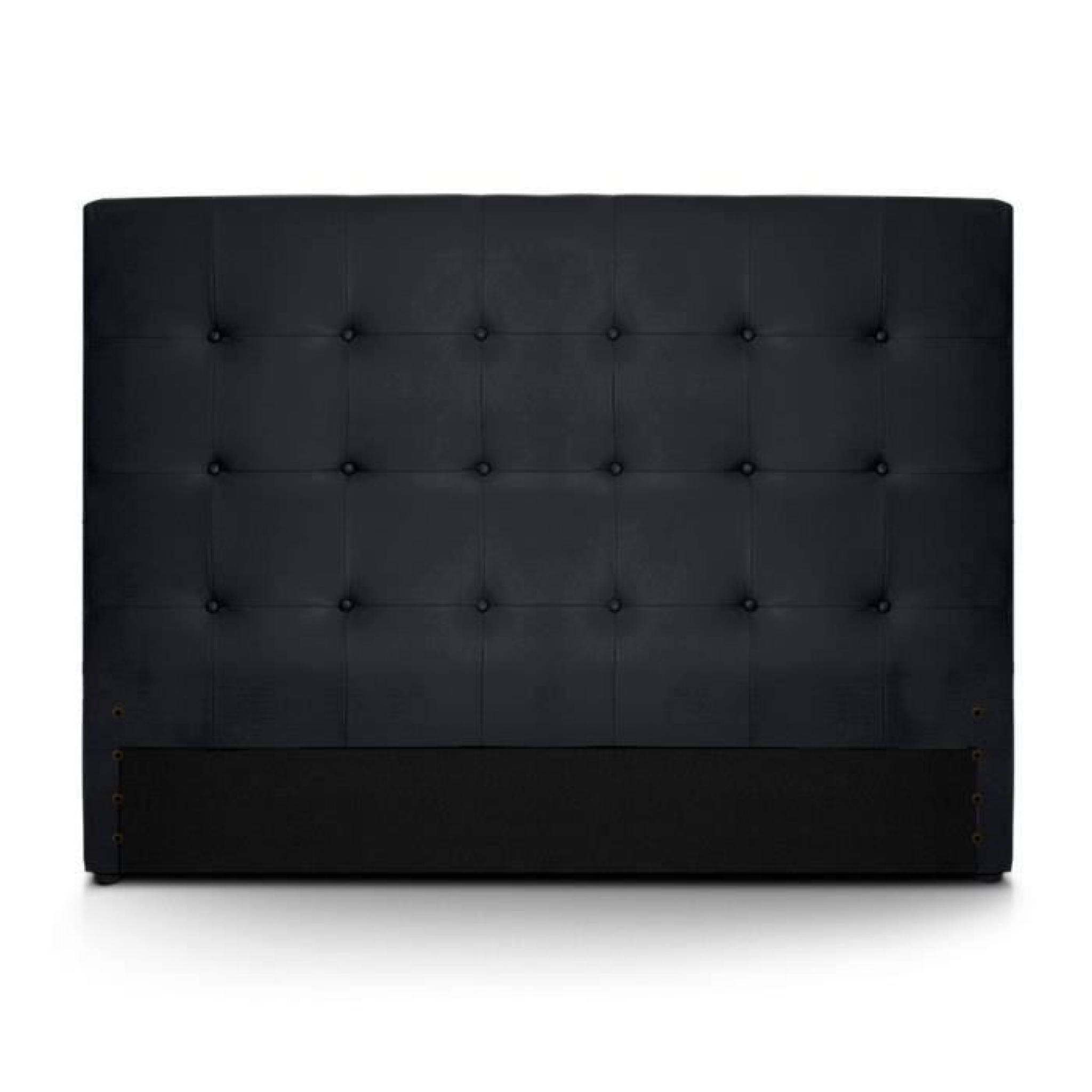 Tête de lit capitonnée Premium 160cm Noir