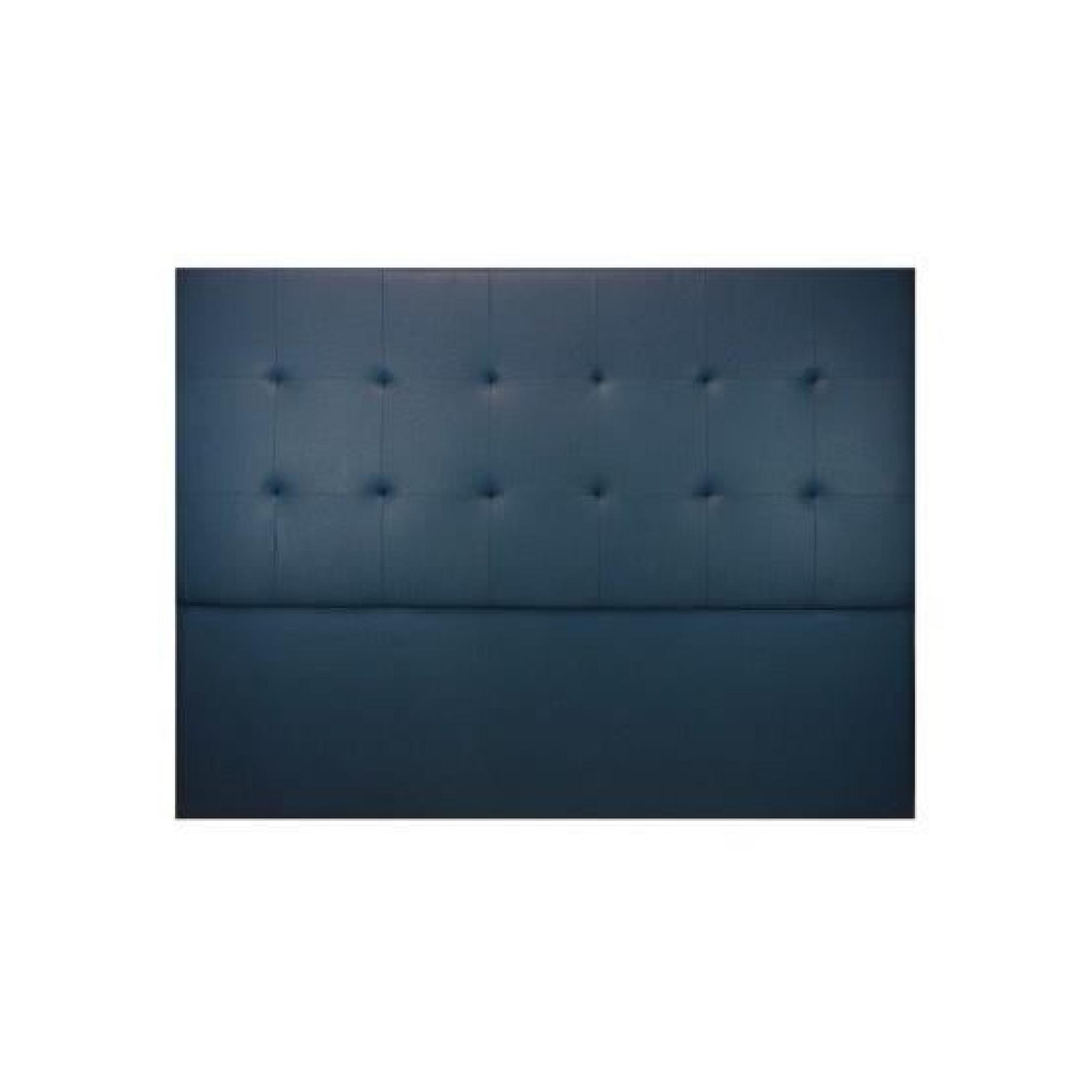 Tête de lit design Sahara bleu foncé  160 x 120 pas cher