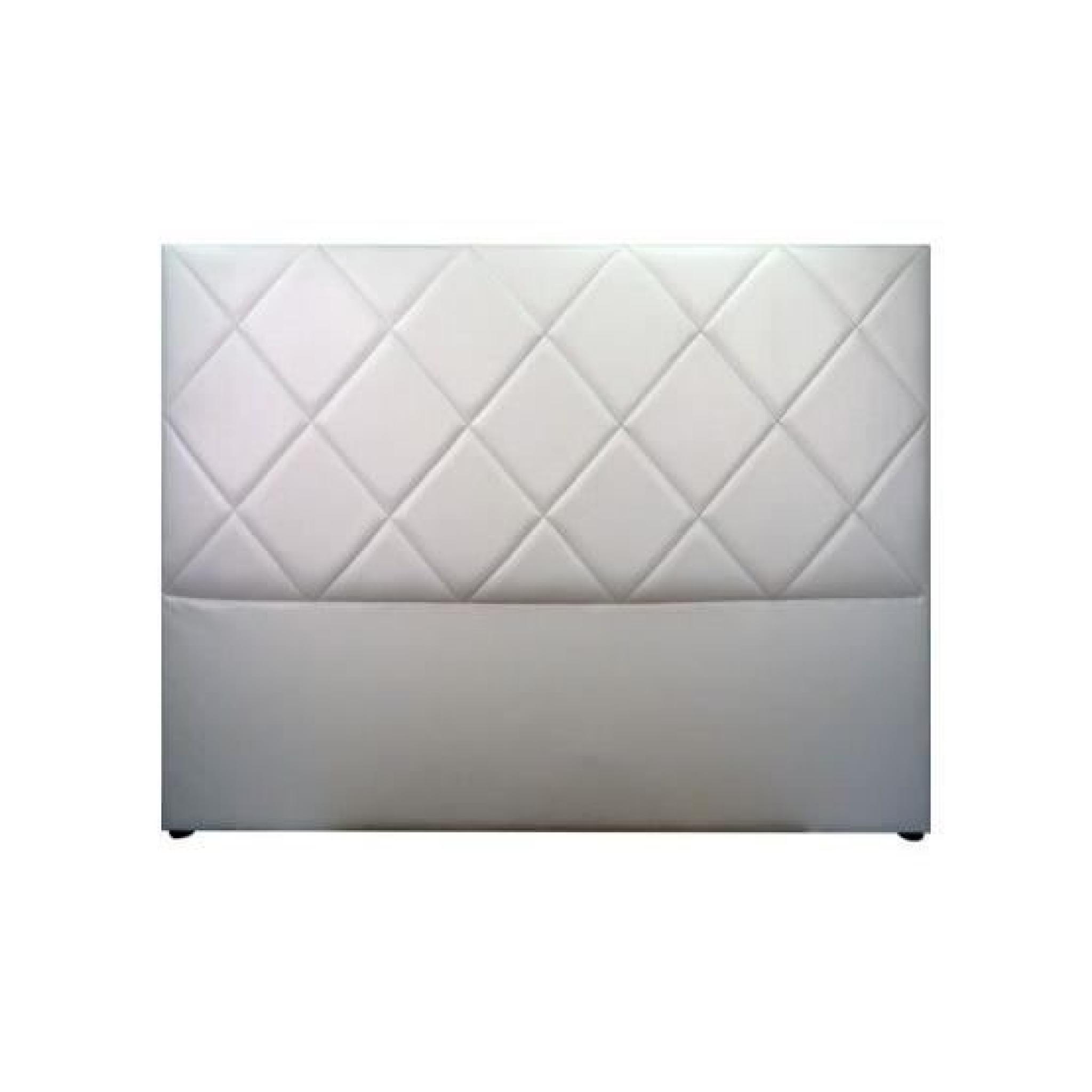Tête de lit design Sally blanc  160 x 120 pas cher