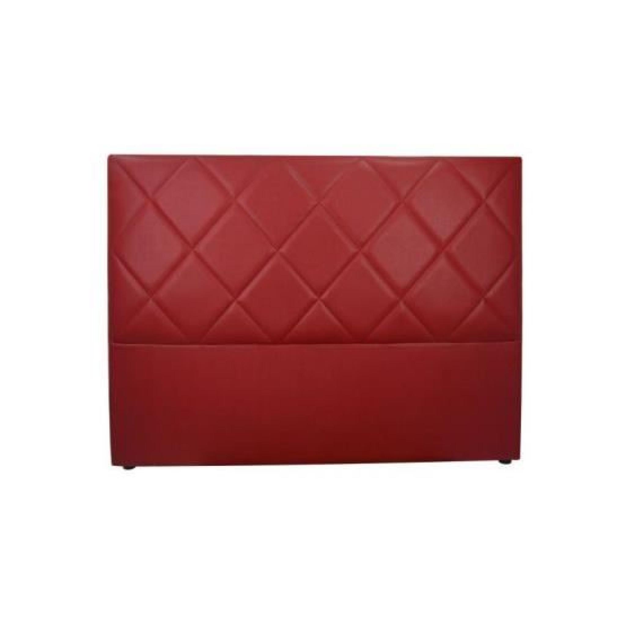 Tête de lit design Sally rouge  160 x 120 pas cher