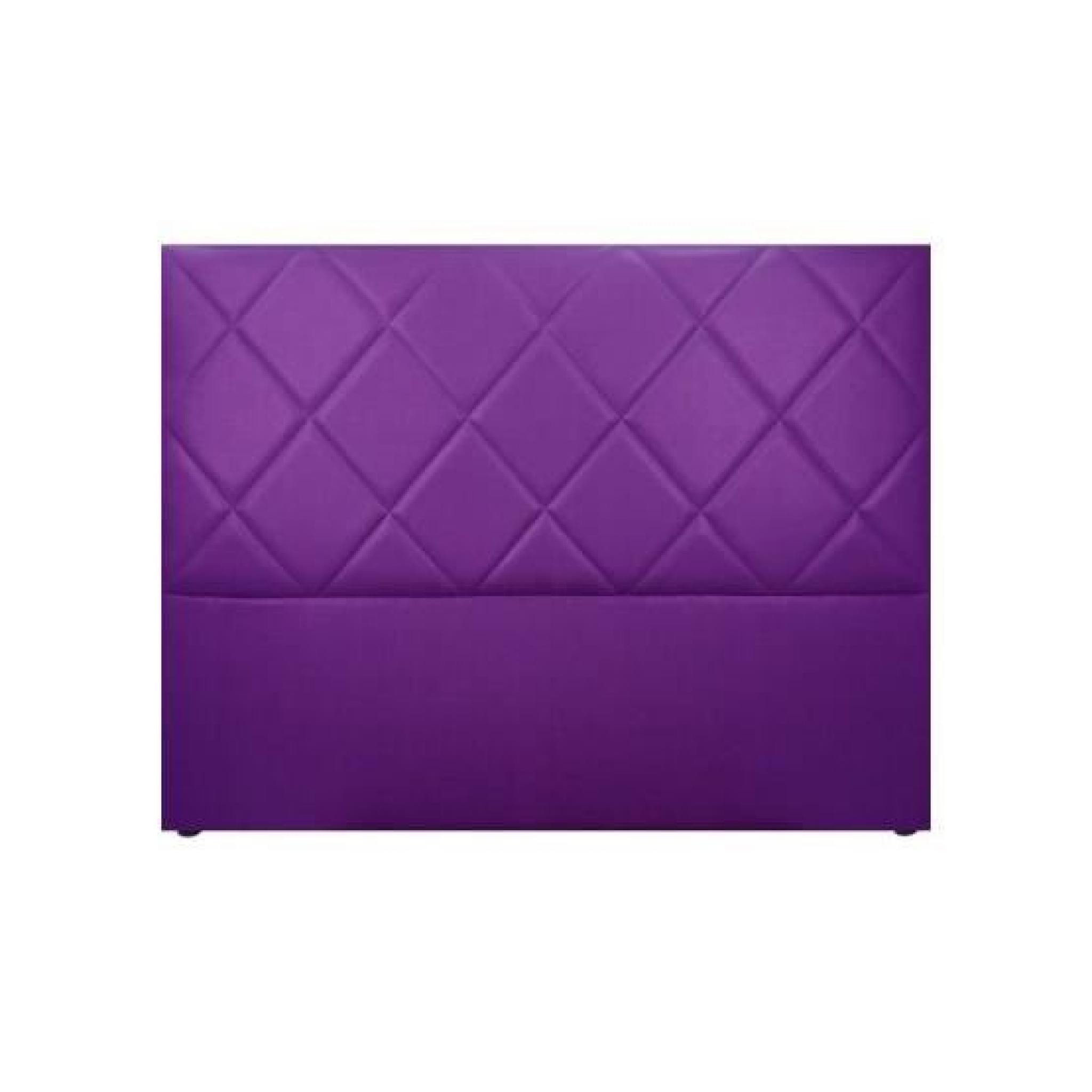 Tête de lit design Sally violet  160 x 120 pas cher