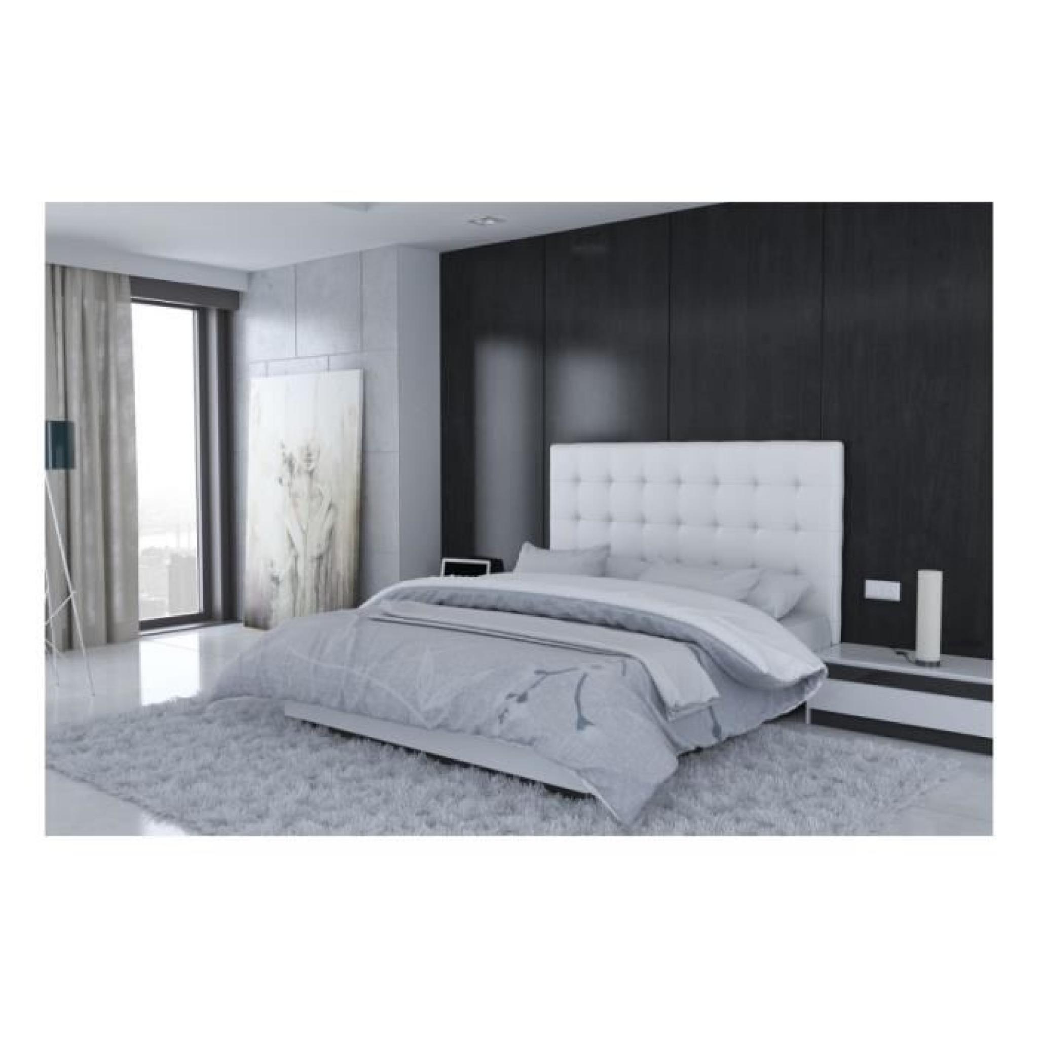 Tête de lit en PU Blanc - Rome Taille - 140 cm
