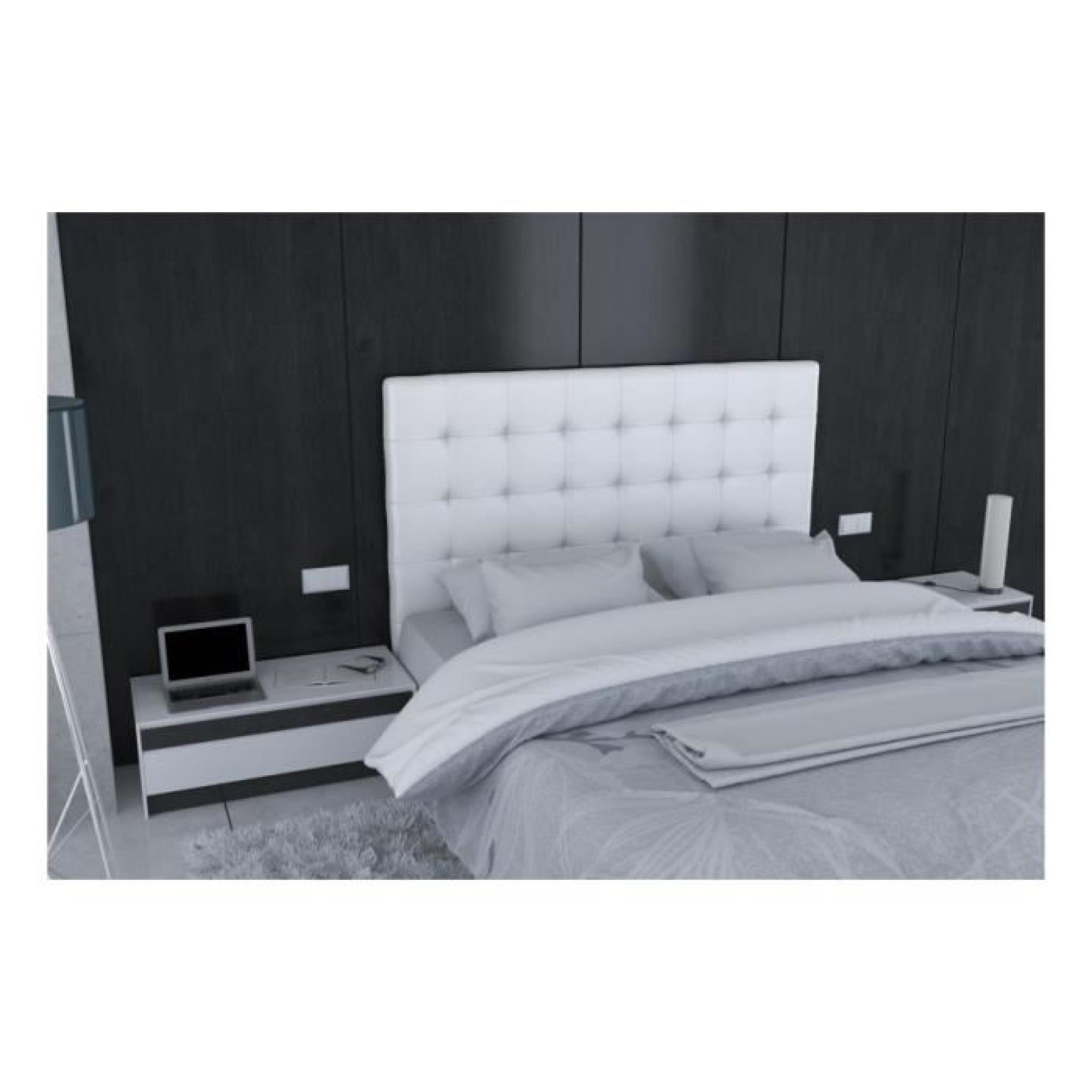 Tête de lit en PU Blanc - Rome Taille - 140 cm pas cher