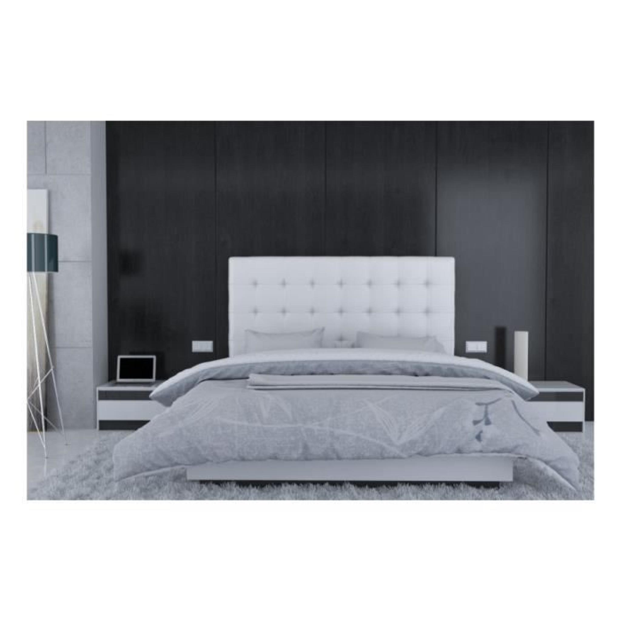 Tête de lit en PU Blanc - Rome Taille - 160 cm pas cher