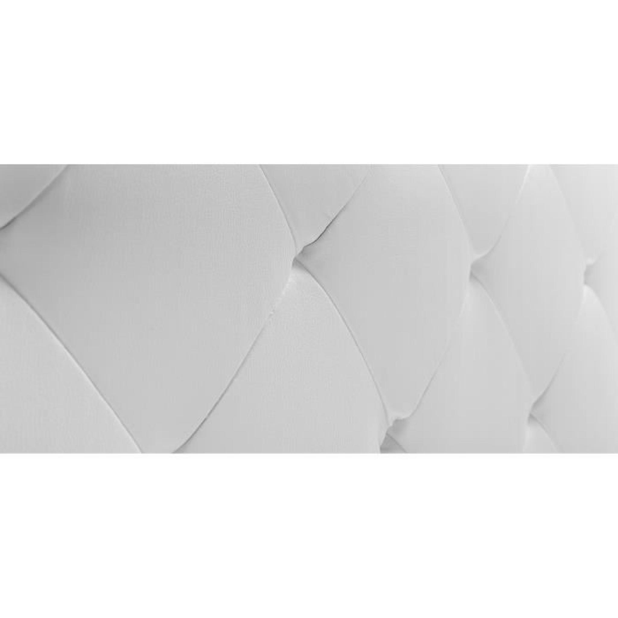 Tête de Lit Naoto 125X160, blanc pas cher