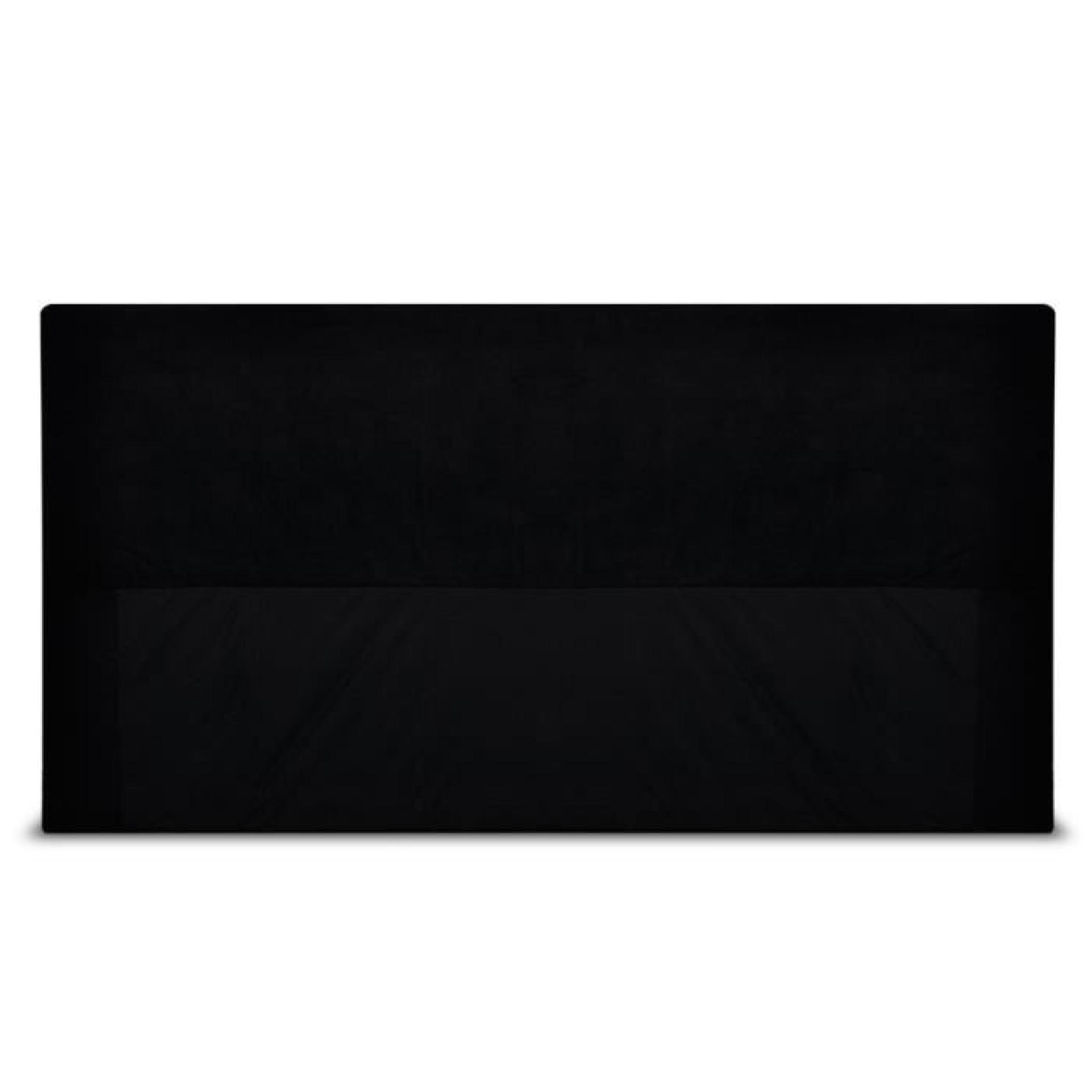 Tête de lit Noir 140 x 200cm pas cher