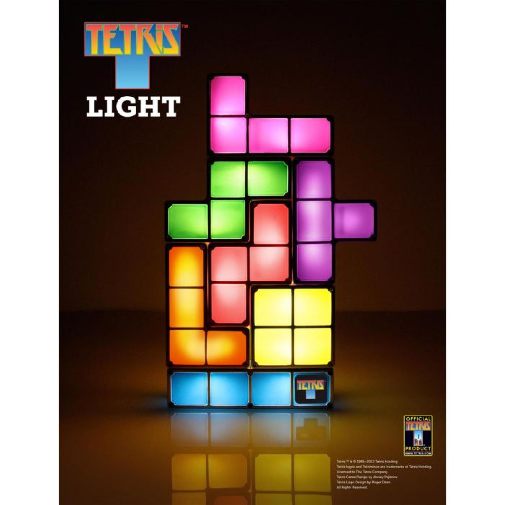 TETRIS - Lampe blocs lumineux