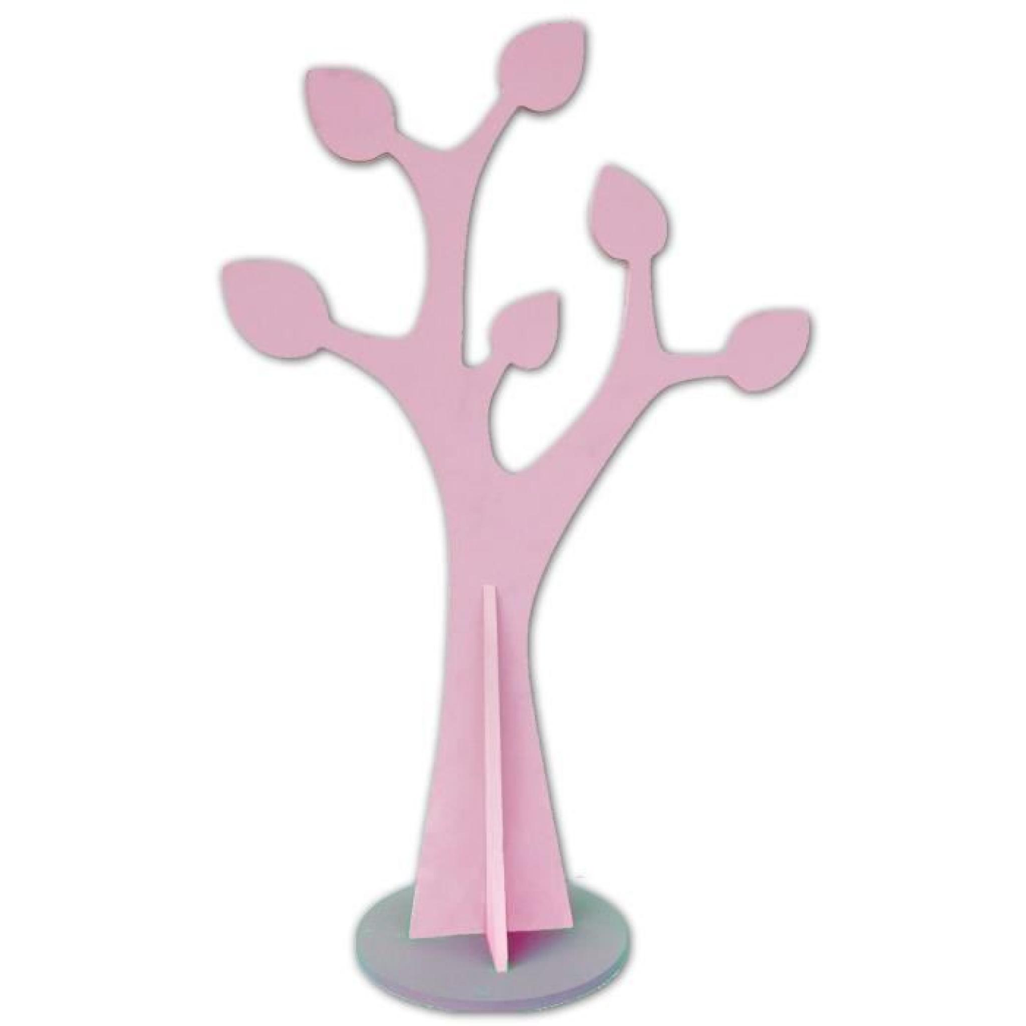 Titoutam - Portemanteau arbre fille, rose et g