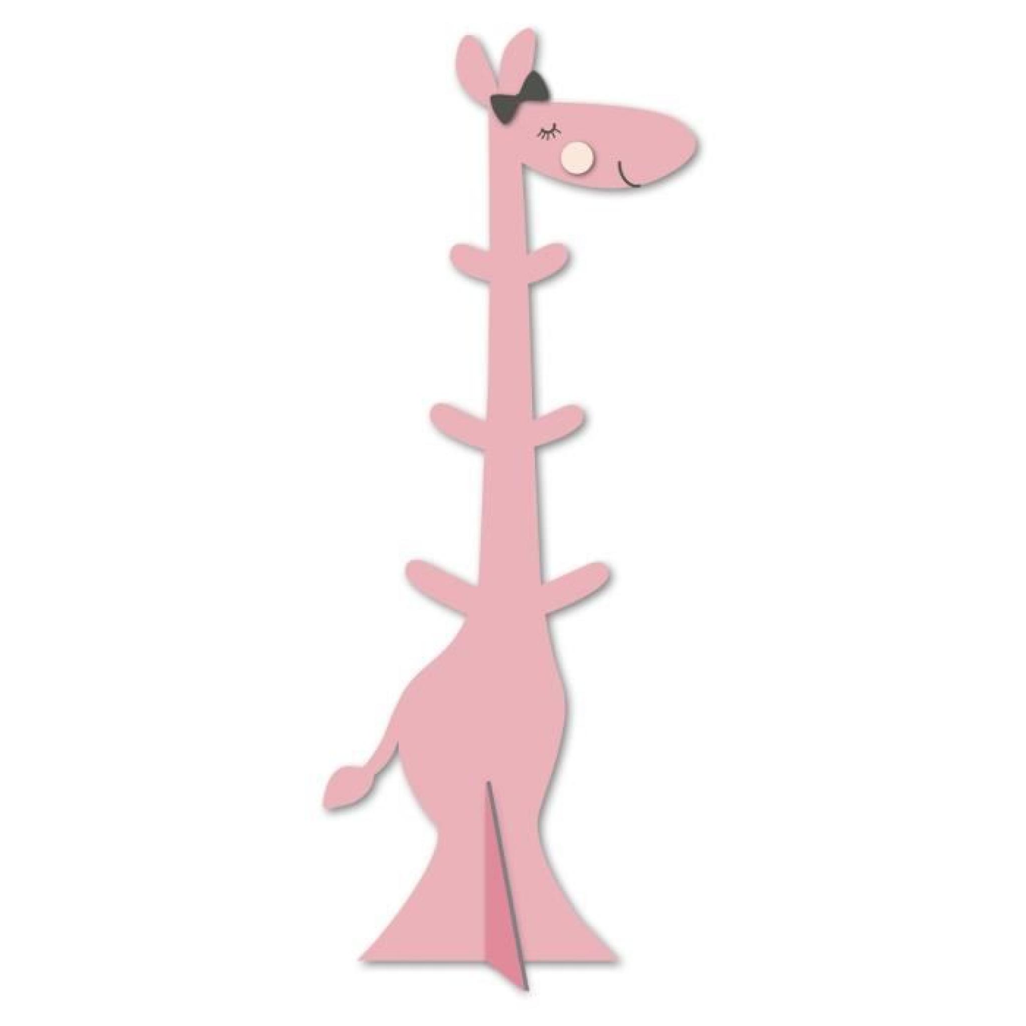 Titoutam -  Portemanteau girafe rose
