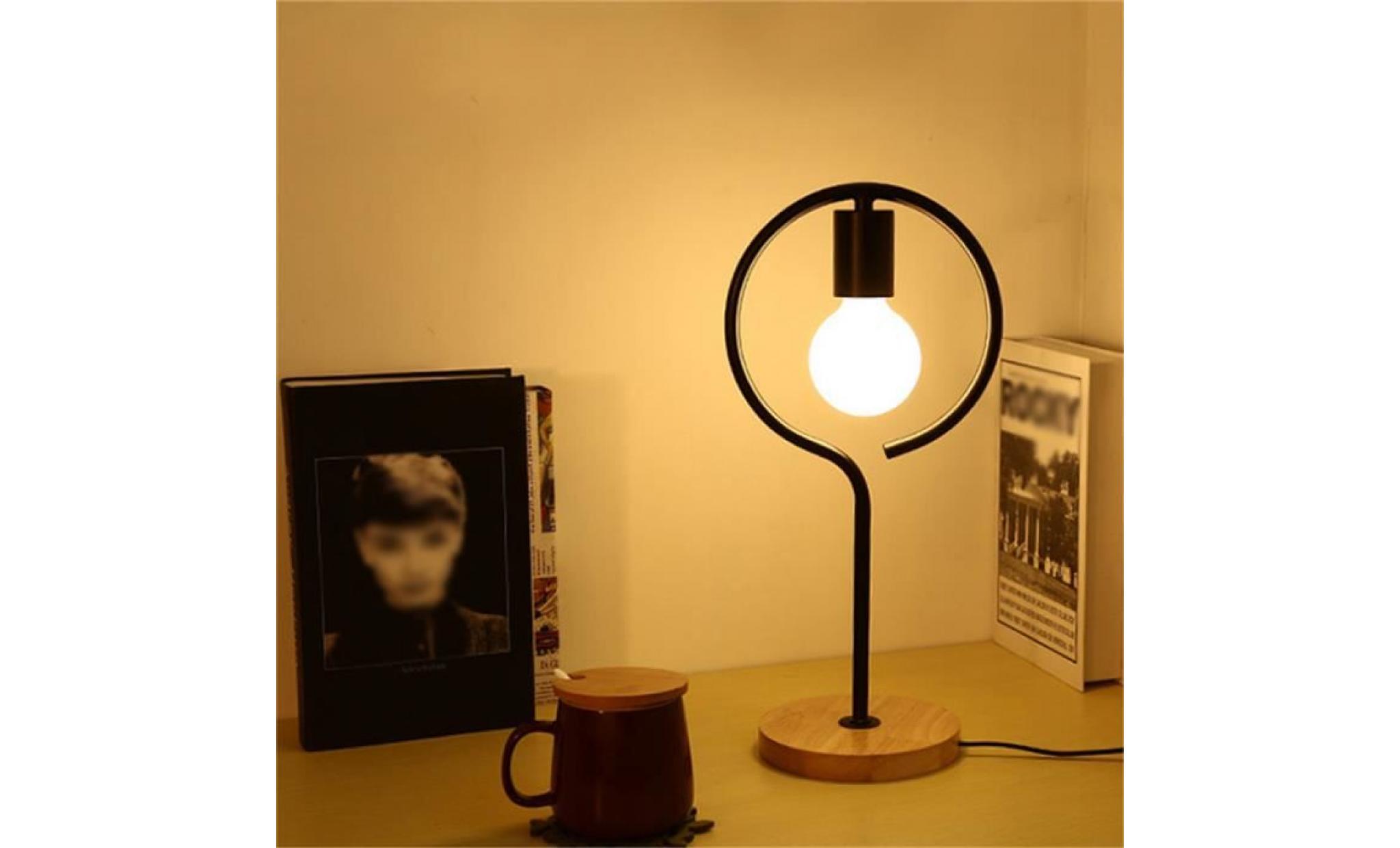 tour simple moderne en bois bureau lampe lit chambre table de chevet lampe fixatoire simple en bois moderne bureau lampe  us plug