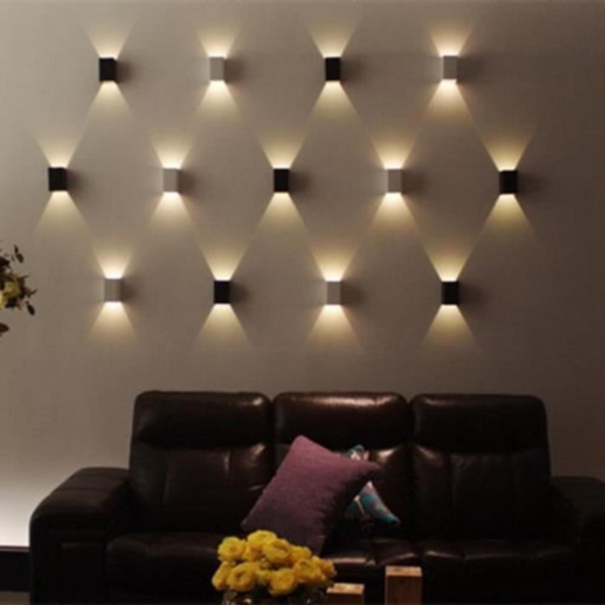 un Applique Murale 3W LED Lampe Carrée Murale pour Chambre/Escalier