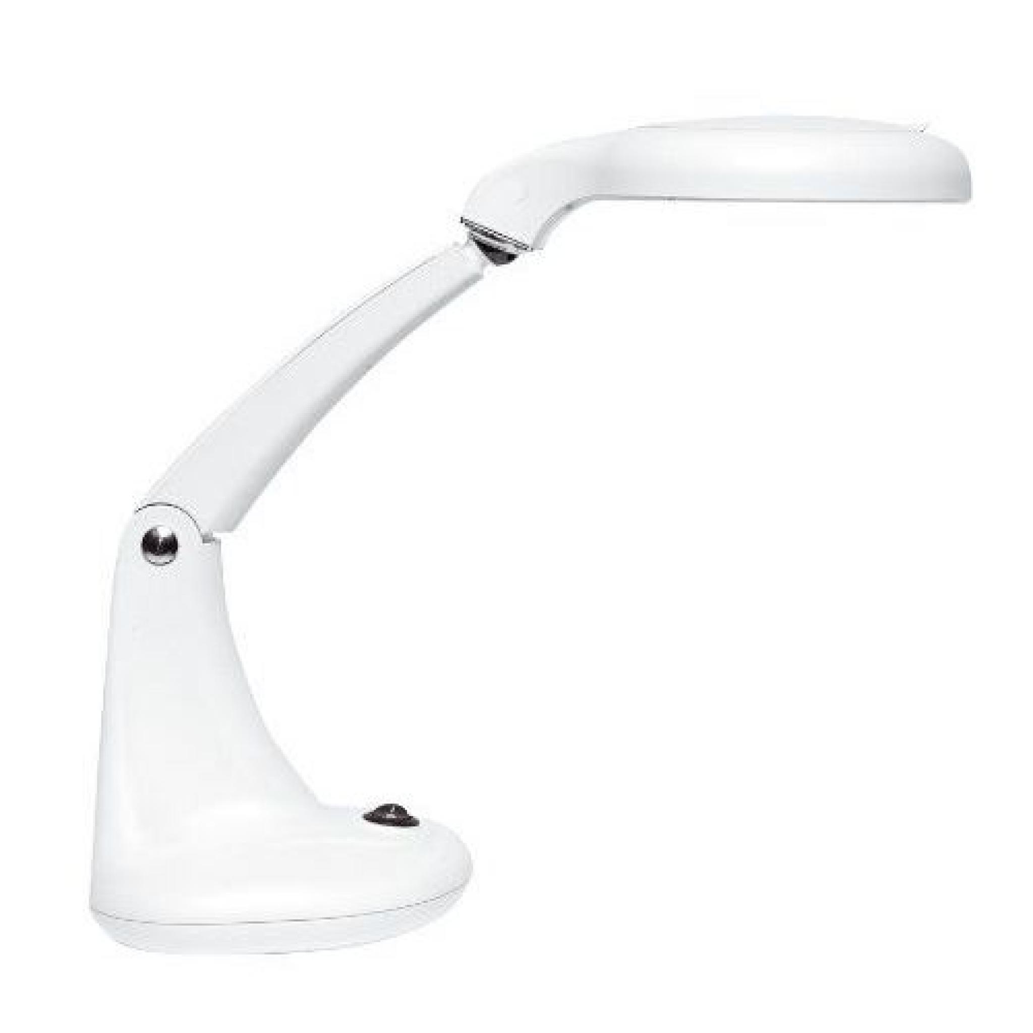 Unilux Loupe Mini-Zoom Lampe de bureau Blanc