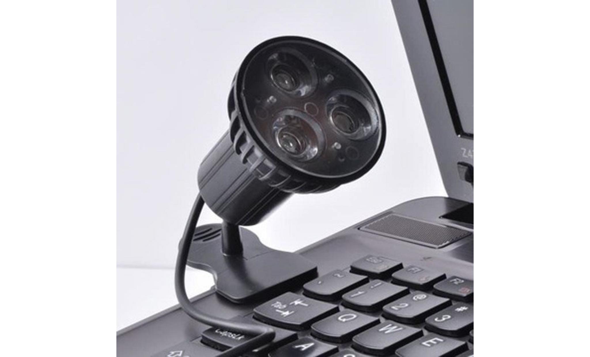 usb 3 led clip on table lampe de lecture de bureau lampe à lampe pour ordinateur portable pas cher