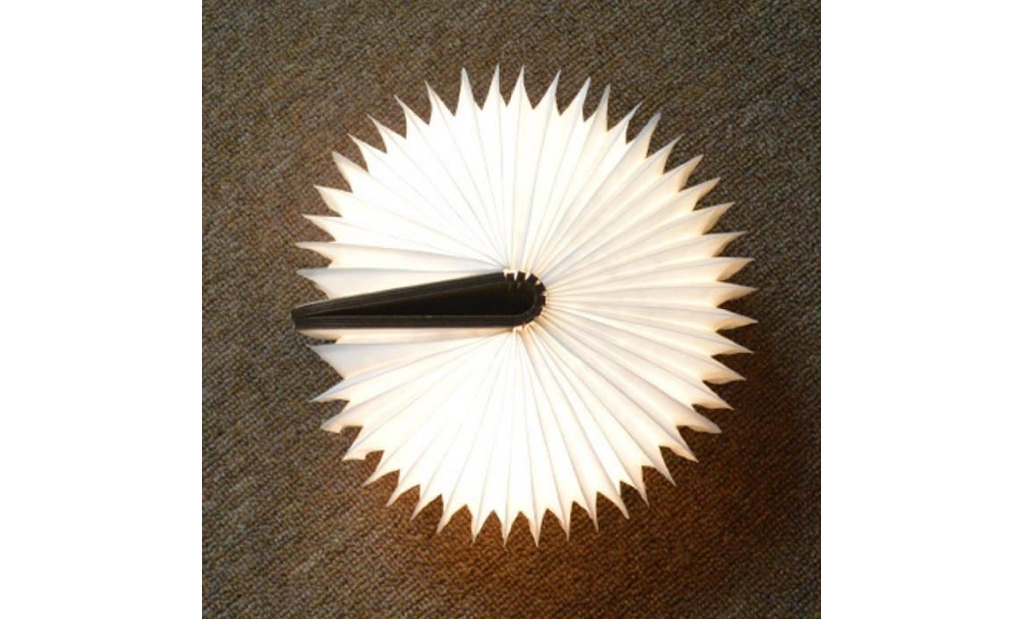 usb led rechargeable pliante en bois clair livre magnétique lampesk lampe de table deortalkwemot1368