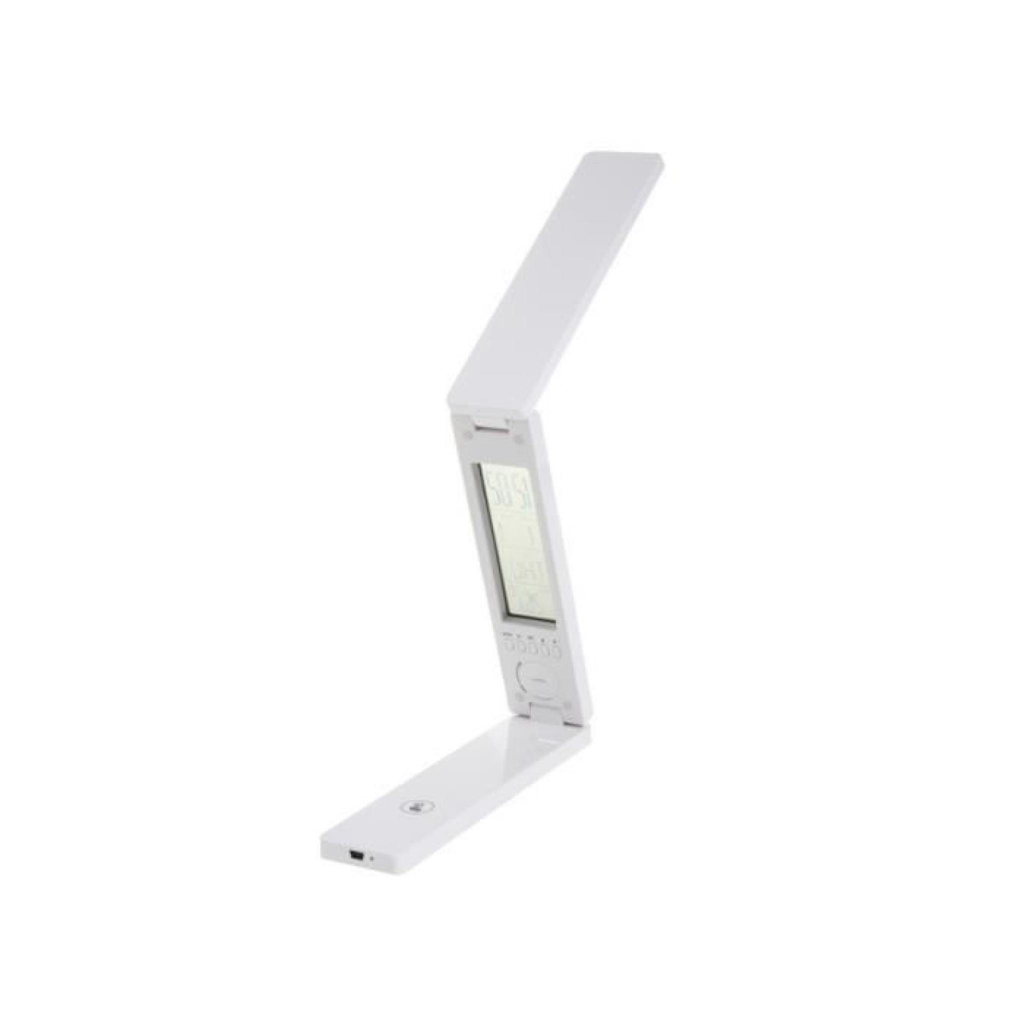 USB Table pliante Lampe LED tactile avec calend… pas cher