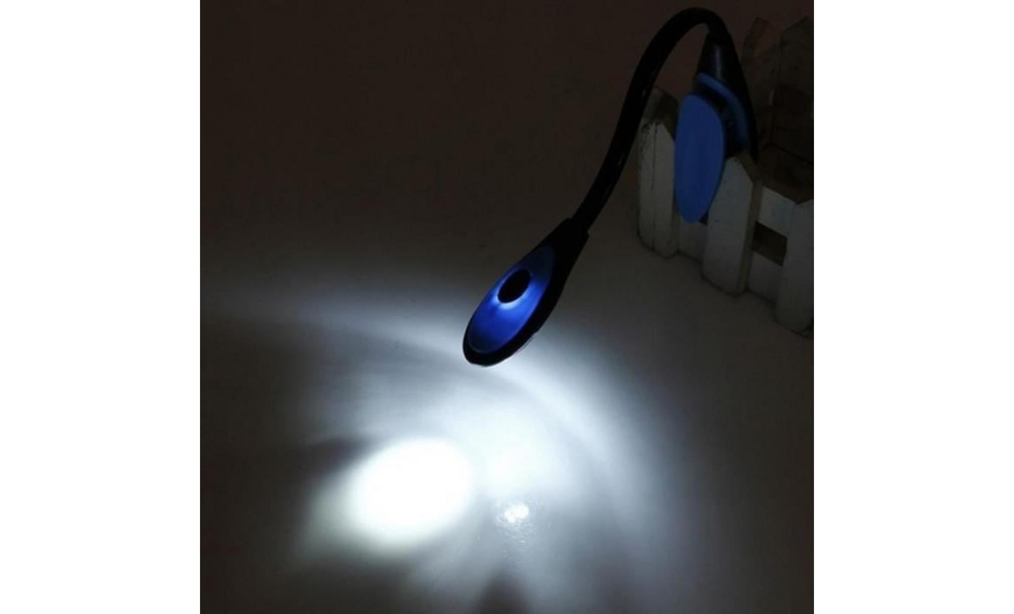 version gris    280lm lumen pour e book lecteur night light booklight unique mini lumineux flexible clip on led voyage livre lampe