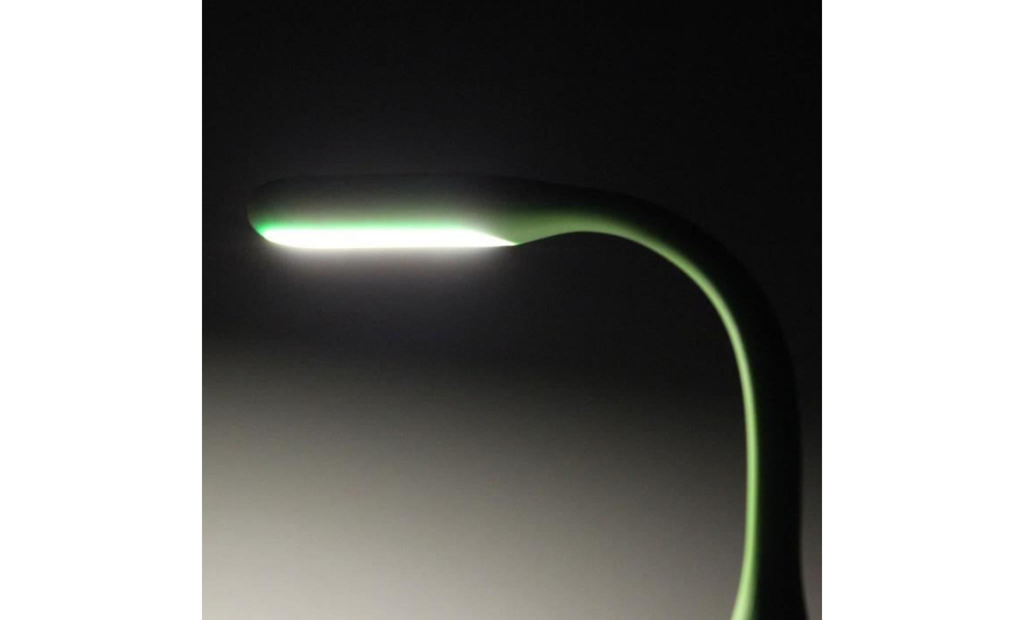 vert mini portable usb led lampe bendable pc banque de puissance partenaire gn lxl5013012a