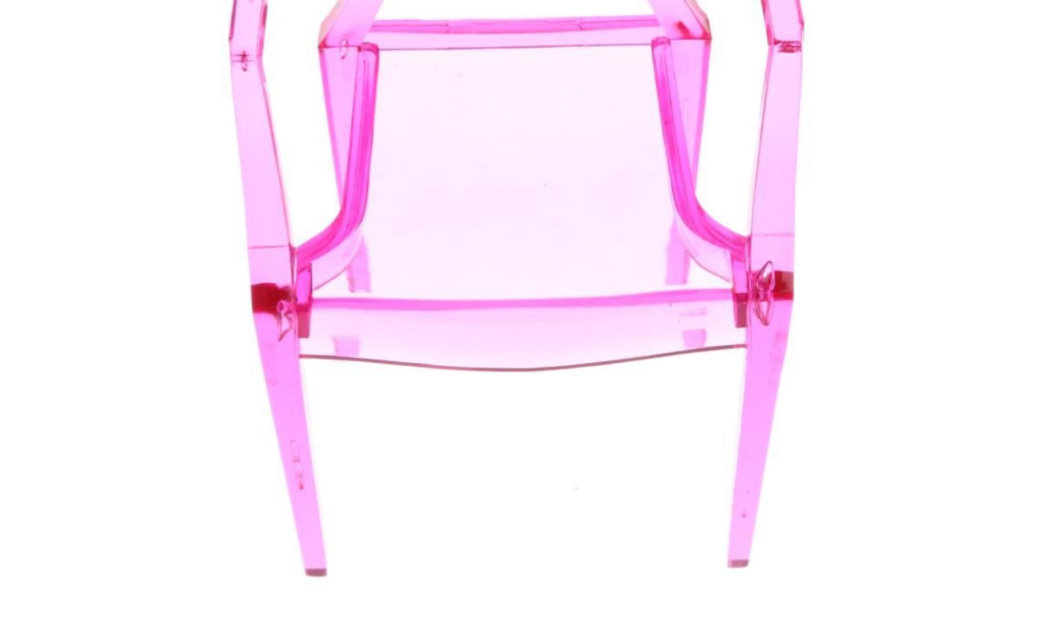 vetement  1 6 mobilier en chaise en plastique pour fauteuil barbie fuchsine ghost fauteuil pas cher