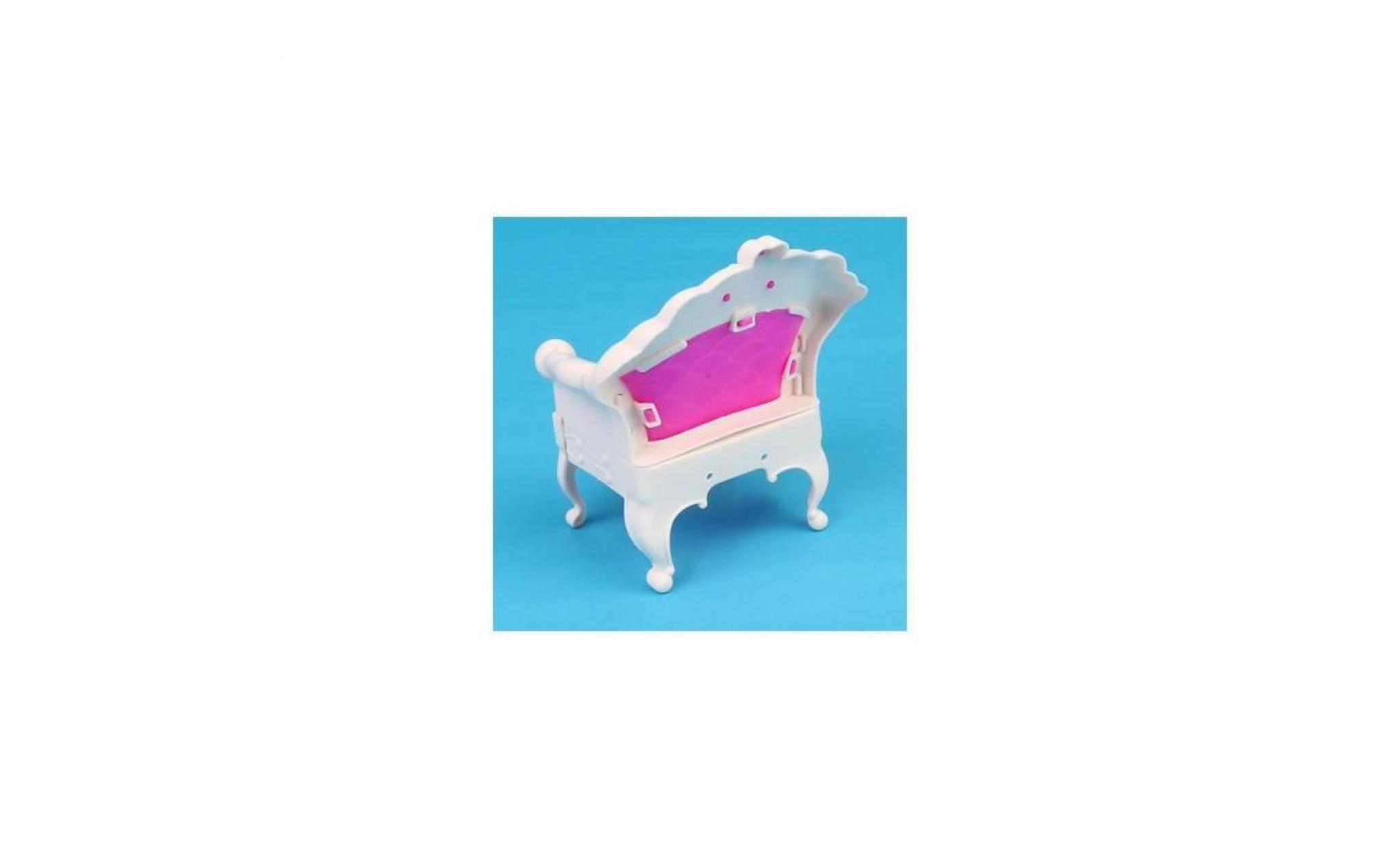 vetement  mobilier miniature meuble chaise fauteuil fauteuil pour barbie pas cher