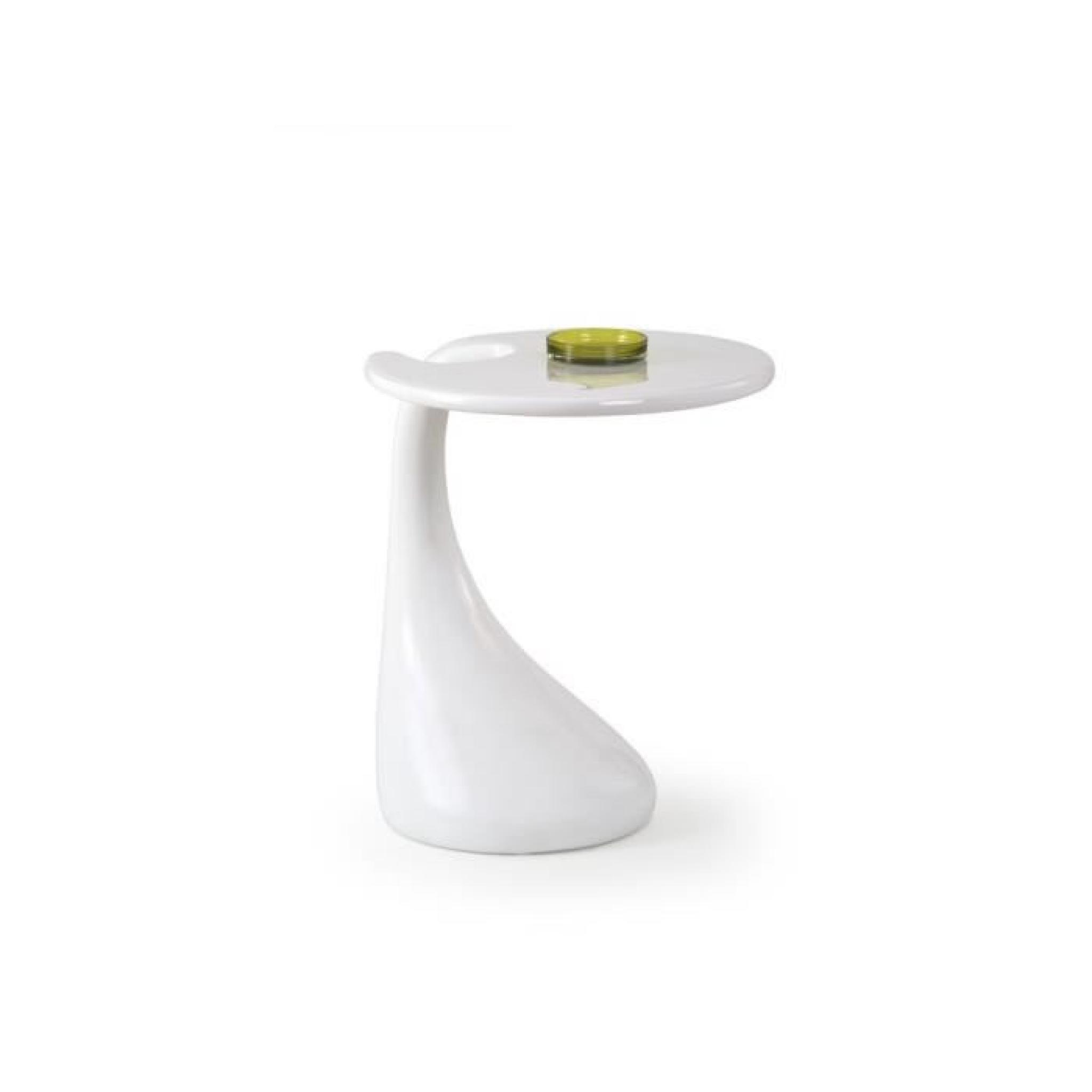 Viva Table d'appoint (HxD): 57x45 cm Couleur: Blanc