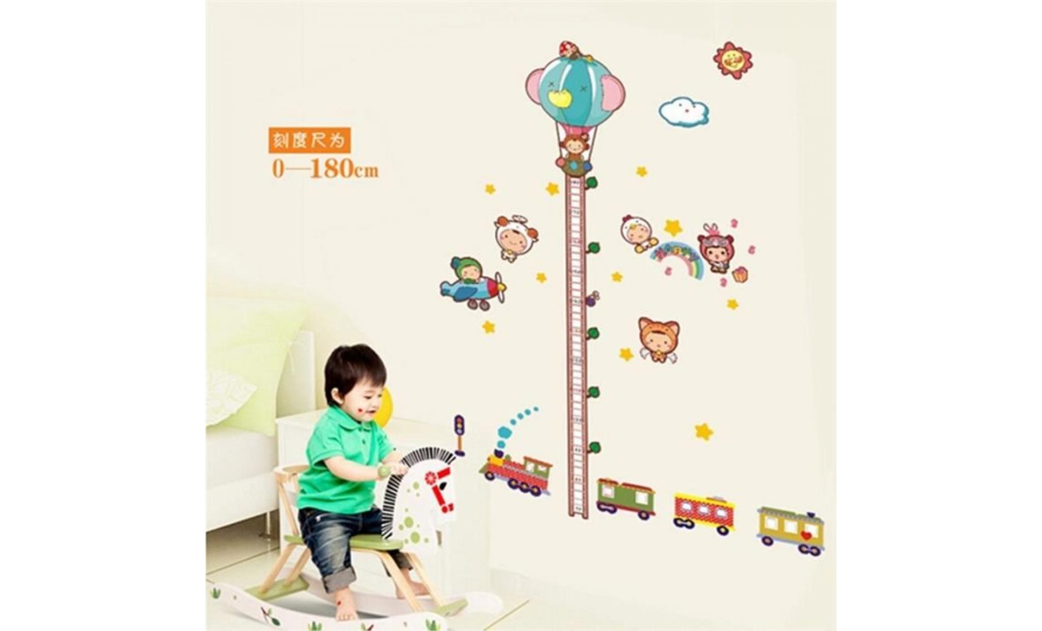 wall autocollant enfants toises autocollants voiture amovible décorations pour enfants chambre de bébé chambre à coucher pas cher