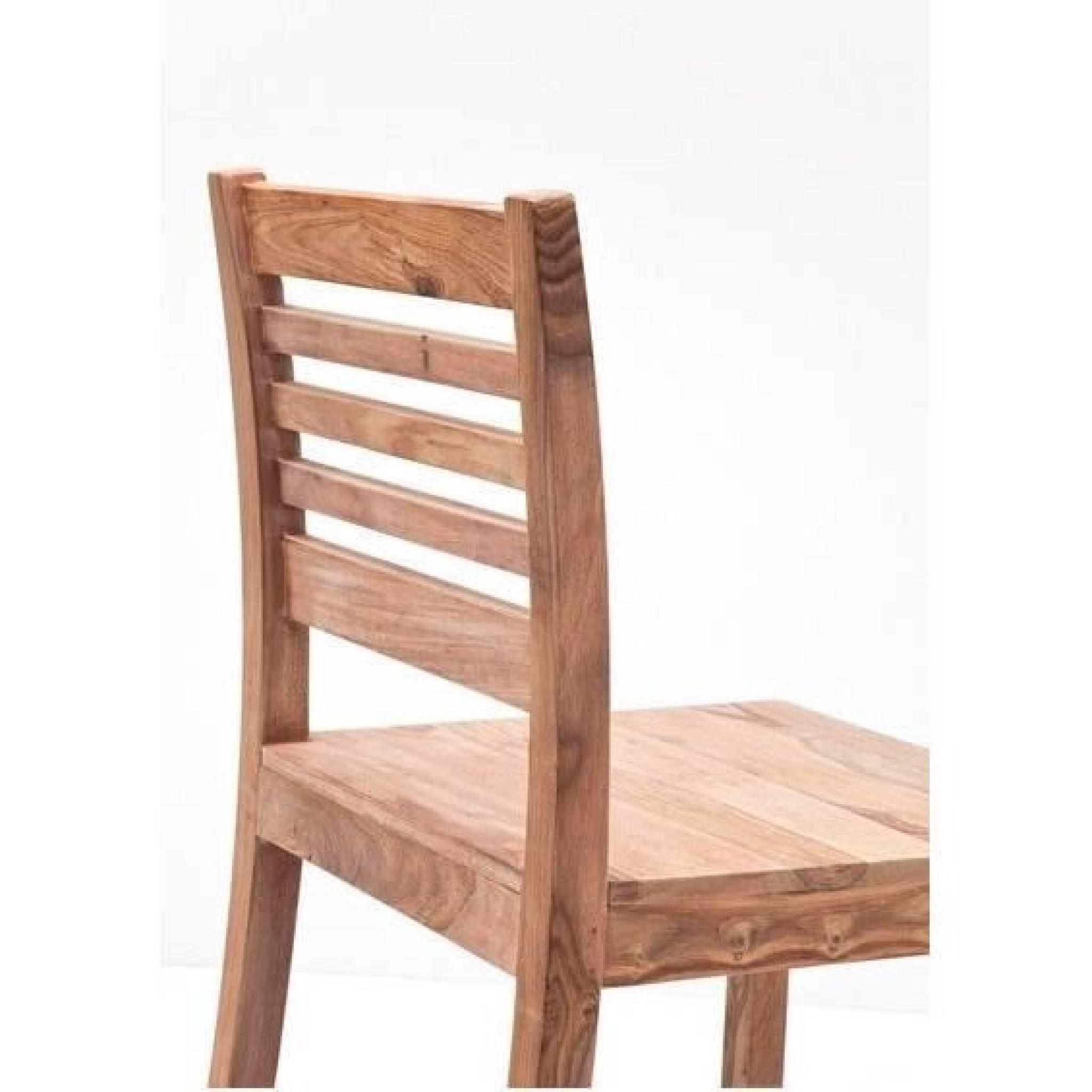 WILD, chaise en bois massif pas cher